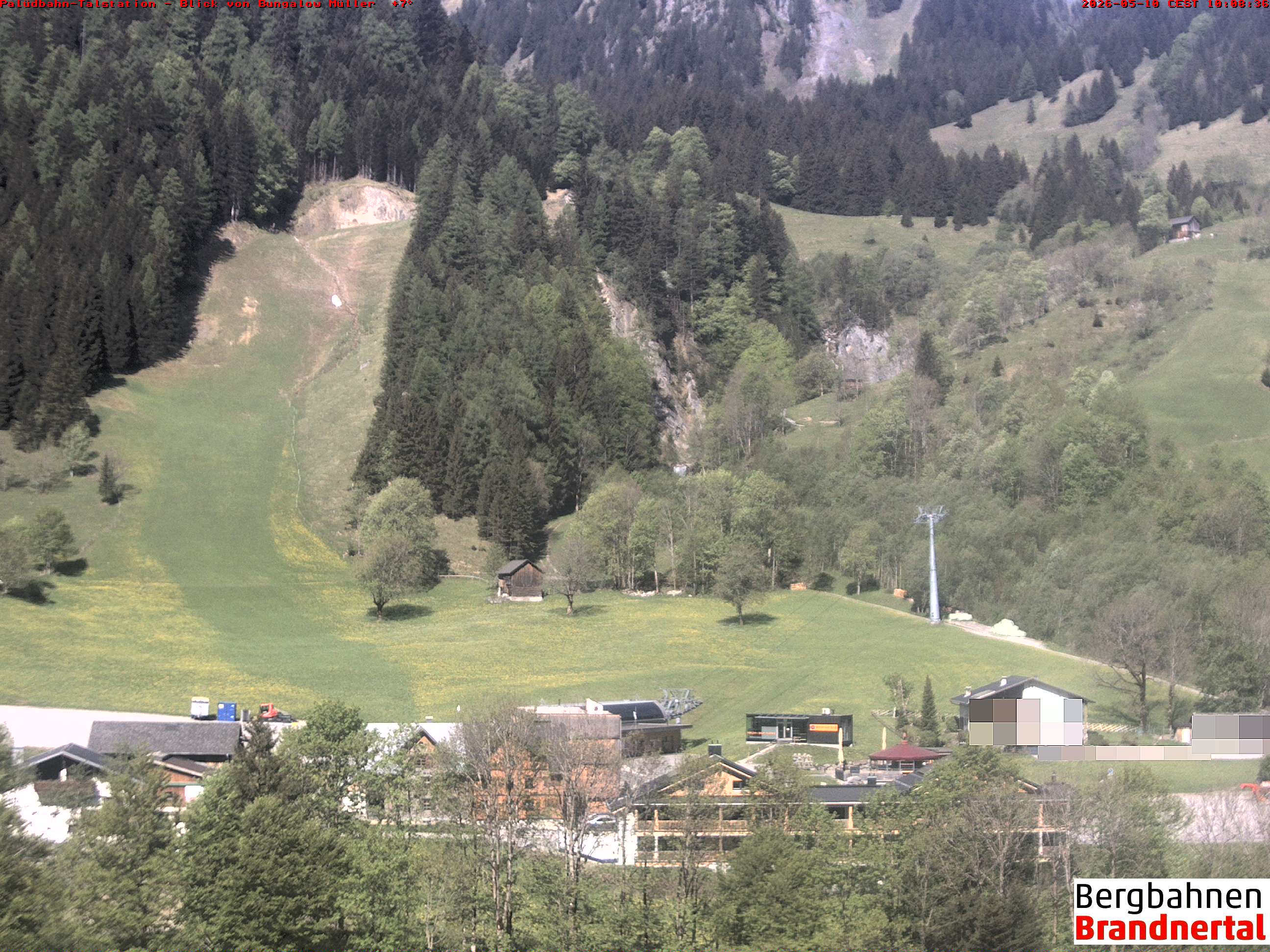 Blick auf Palüdbahn von Bungalow Müller