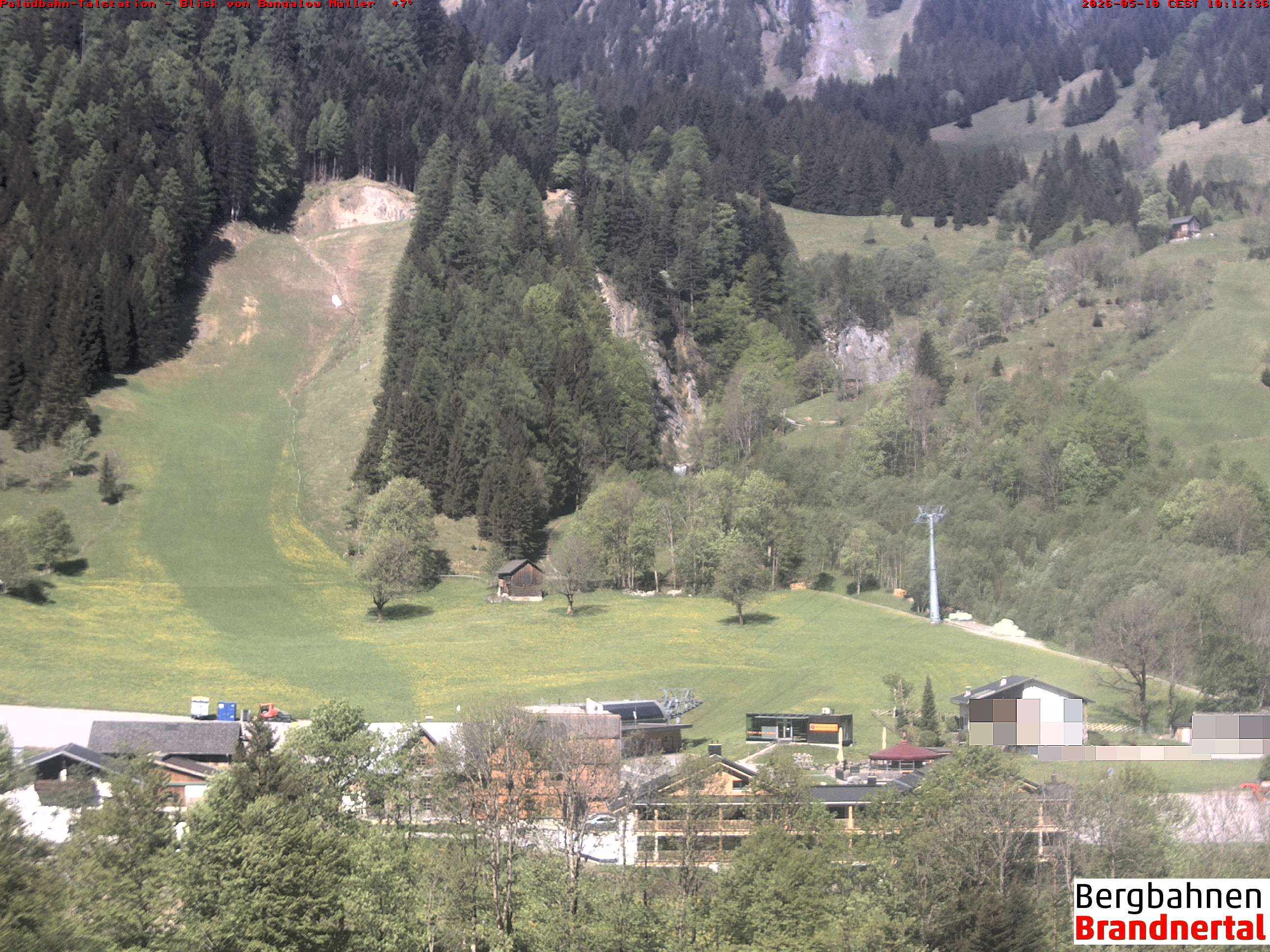 Blick auf Palüdbahn von Bungalow Müller