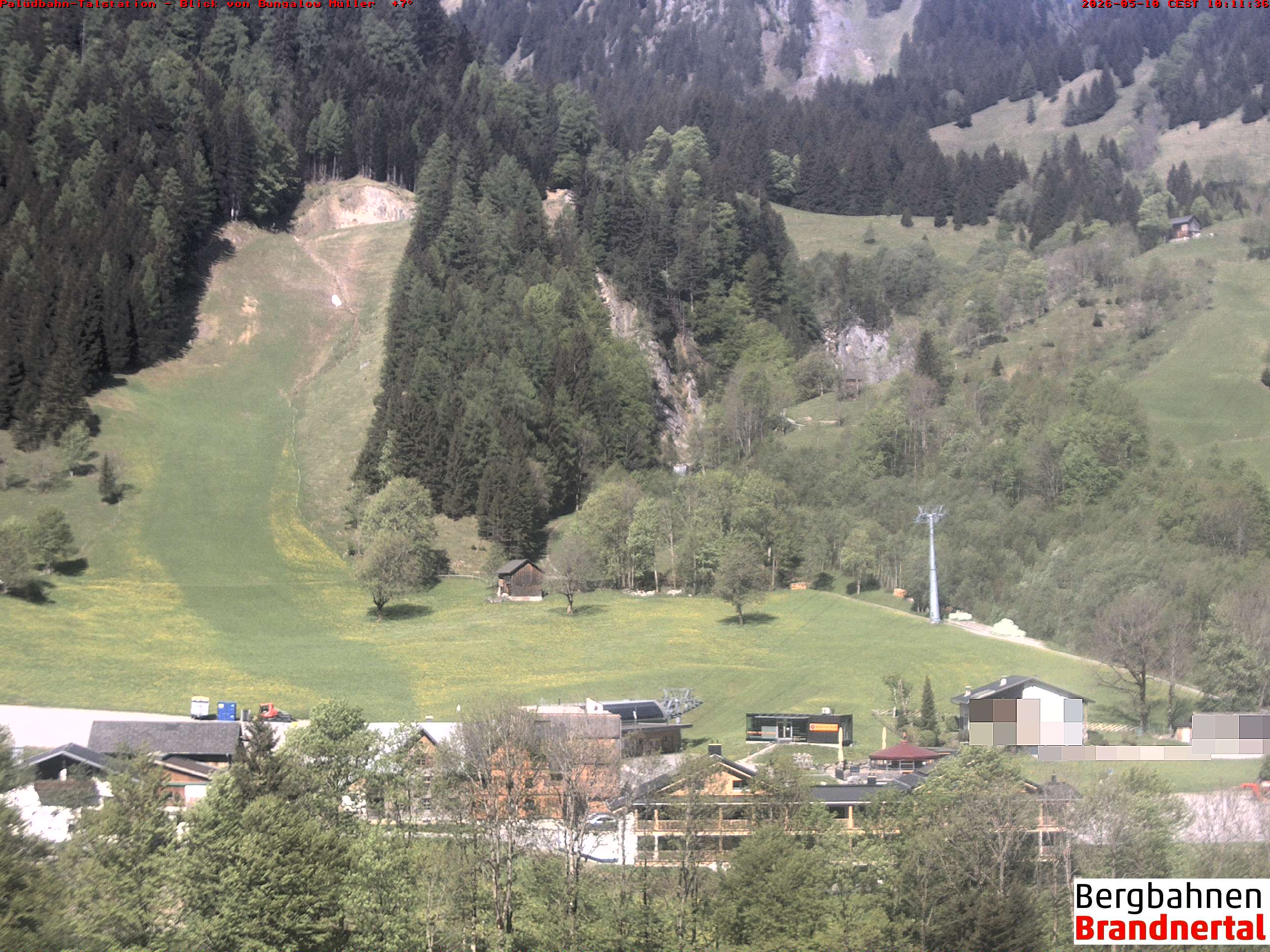 Blick auf Palüdbahn von Bungalow Müller