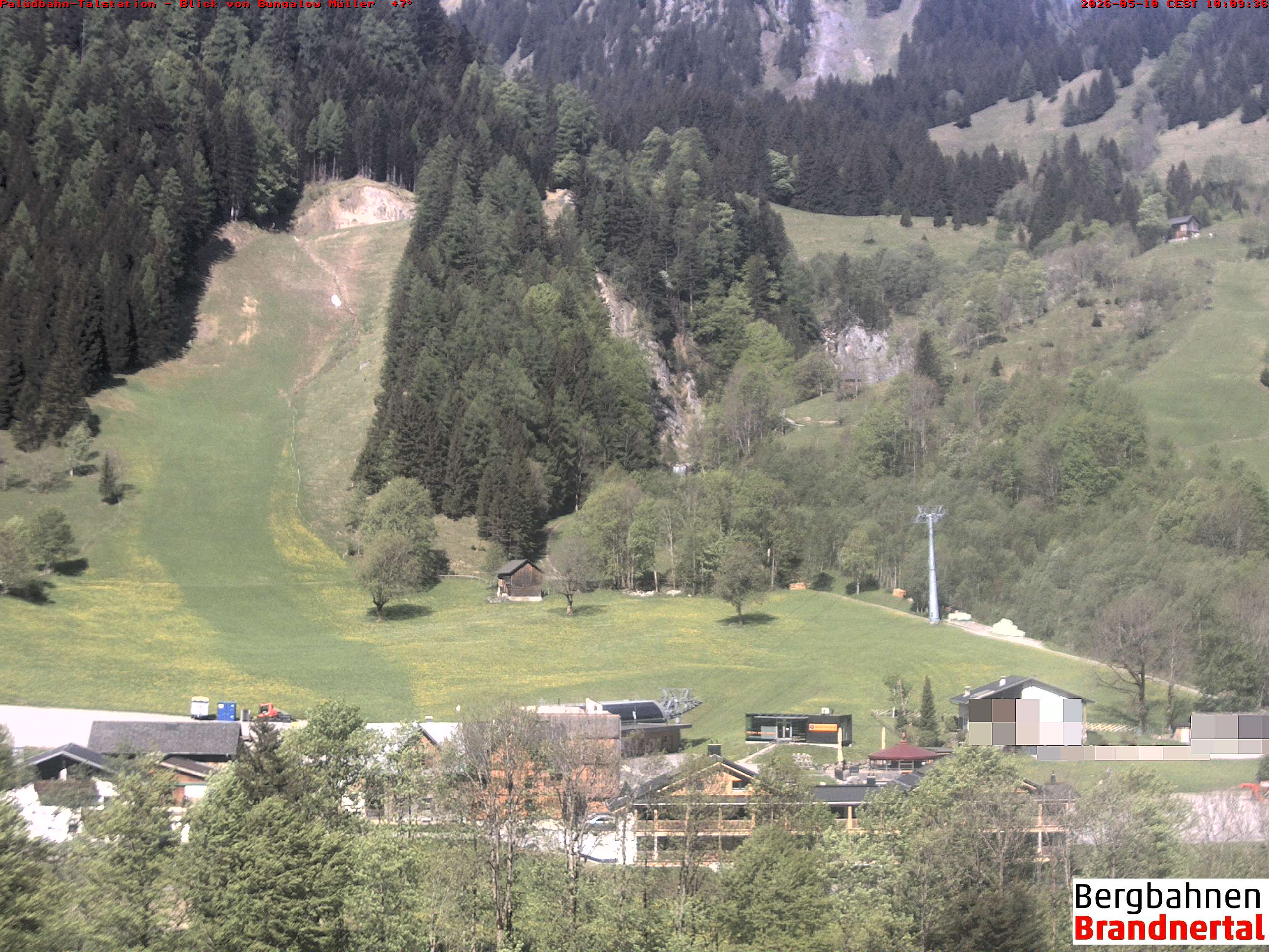 Blick auf Palüdbahn von Bungalow Müller