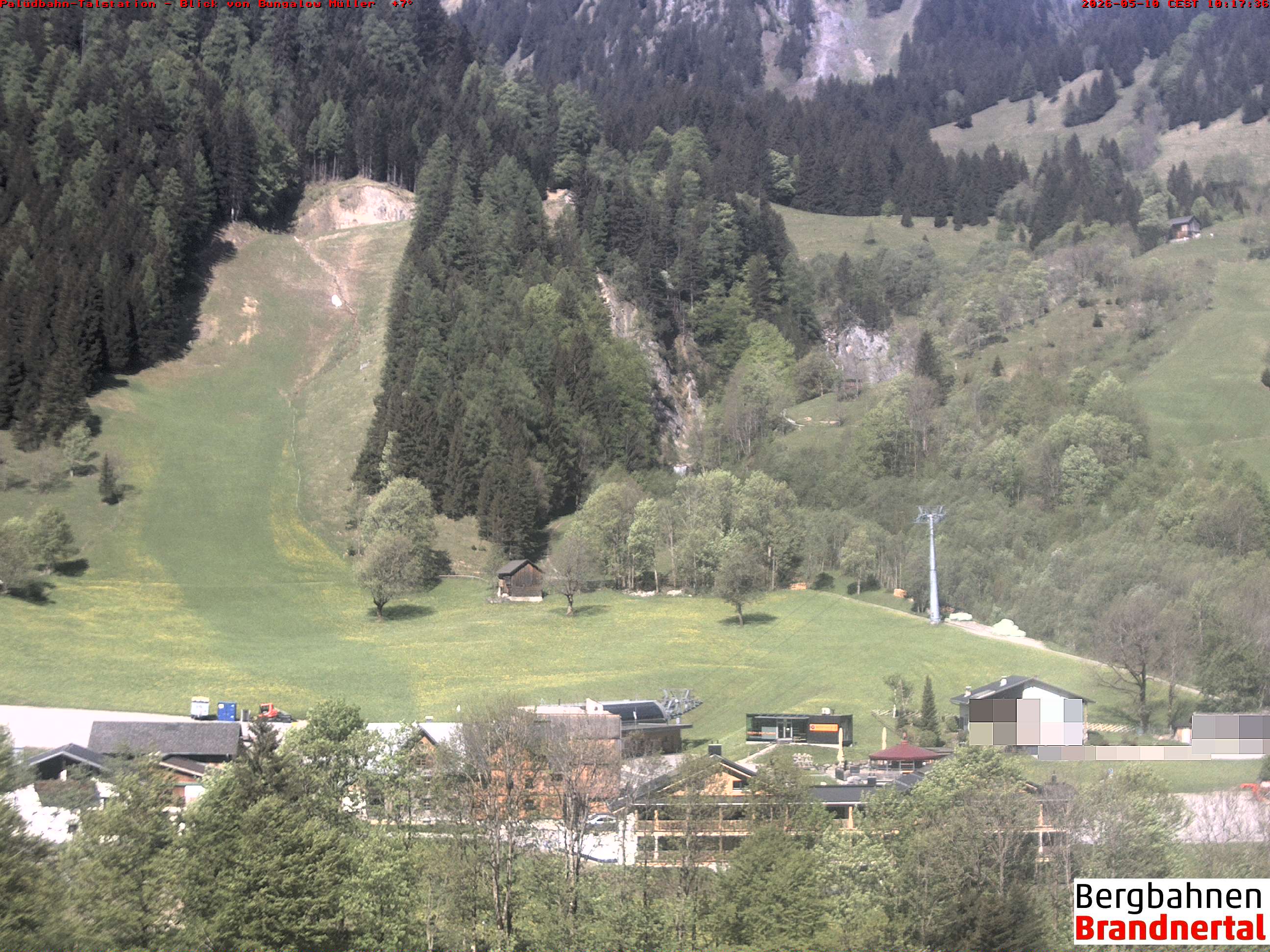 Blick auf Palüdbahn von Bungalow Müller