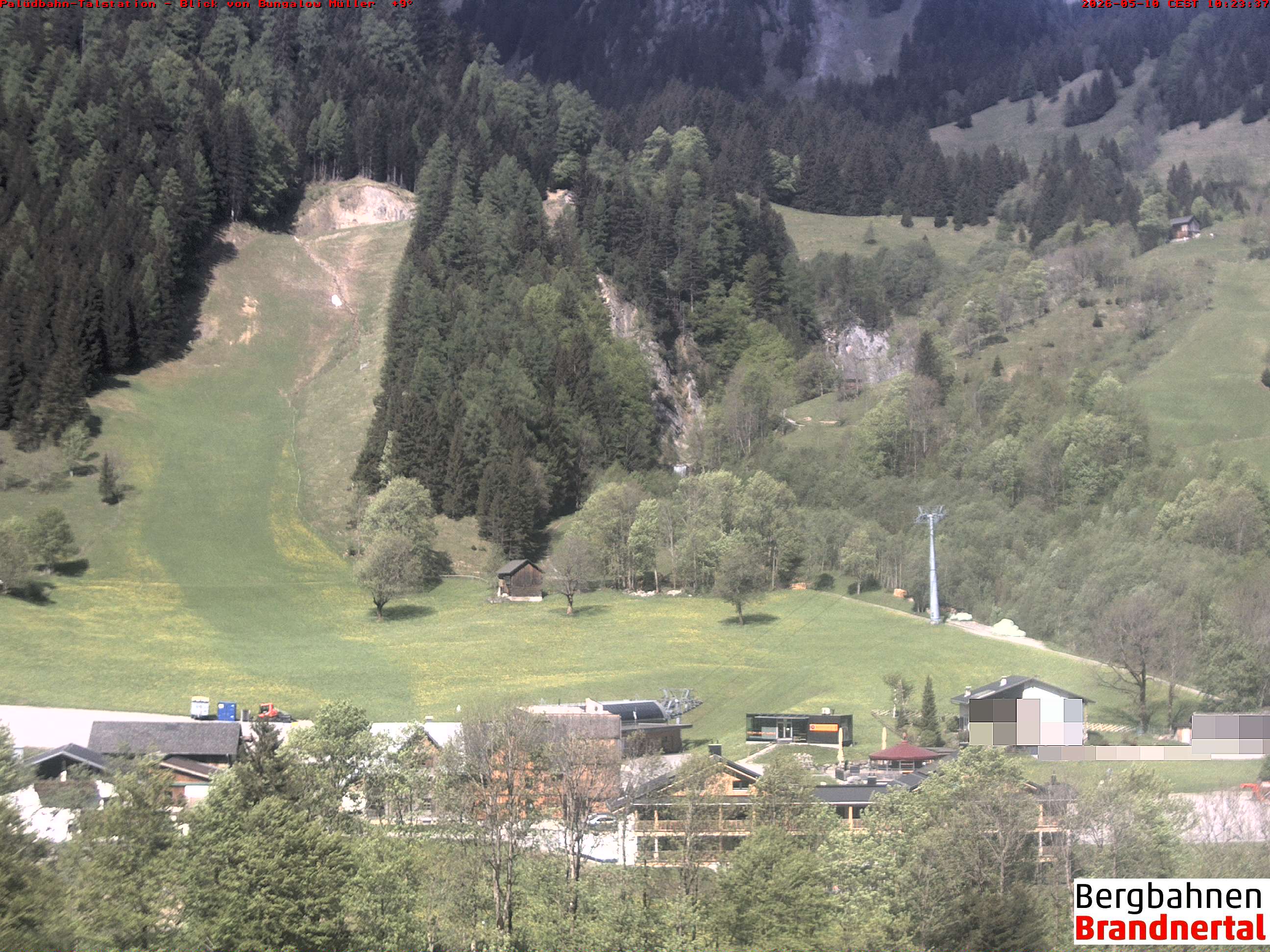 Blick auf Palüdbahn von Bungalow Müller