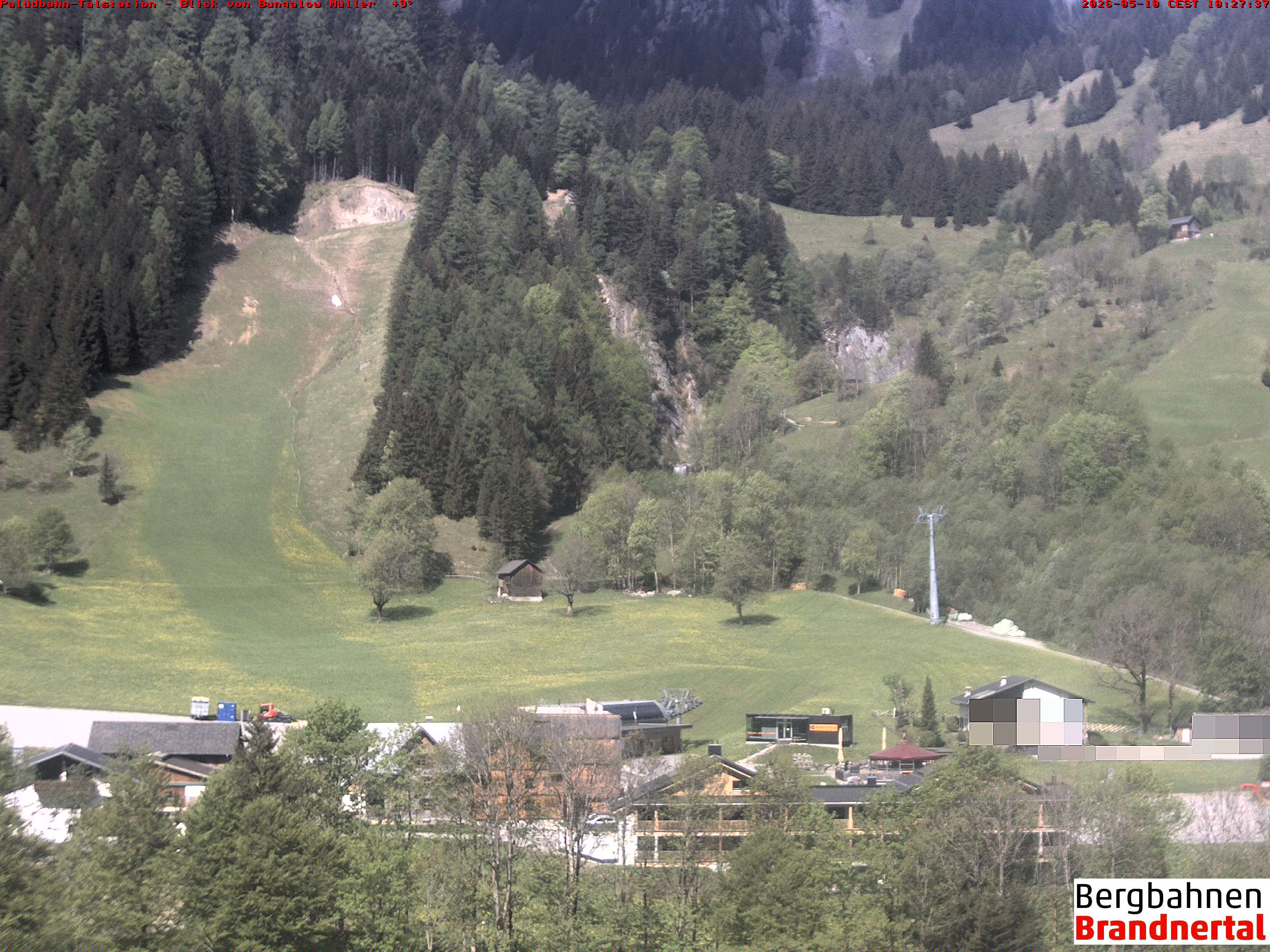 Blick auf Palüdbahn von Bungalow Müller