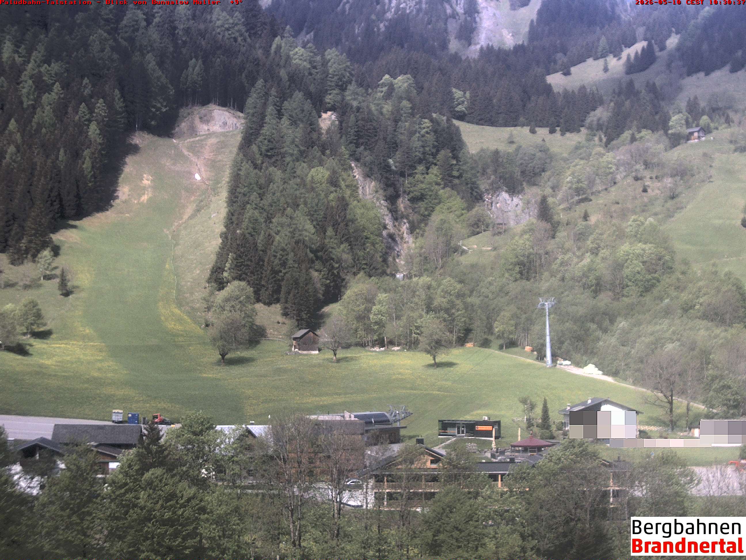 Blick auf Palüdbahn von Bungalow Müller