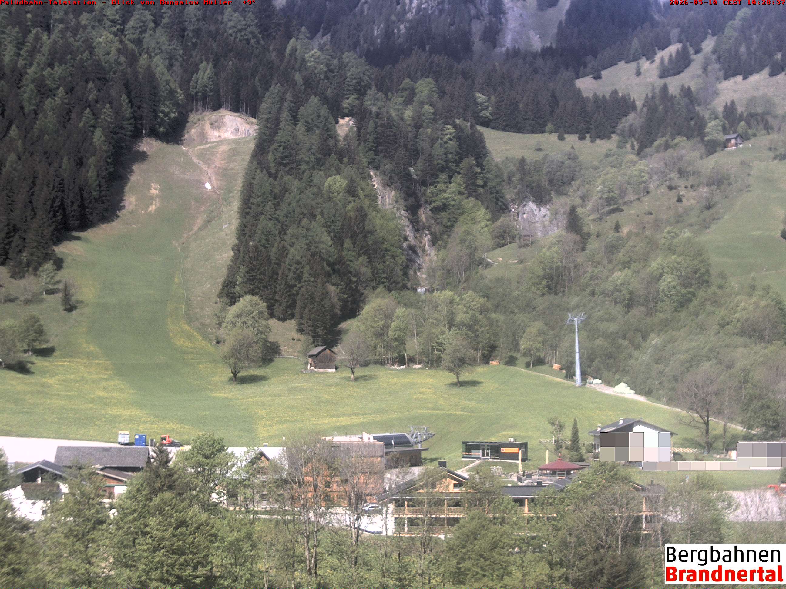 Blick auf Palüdbahn von Bungalow Müller