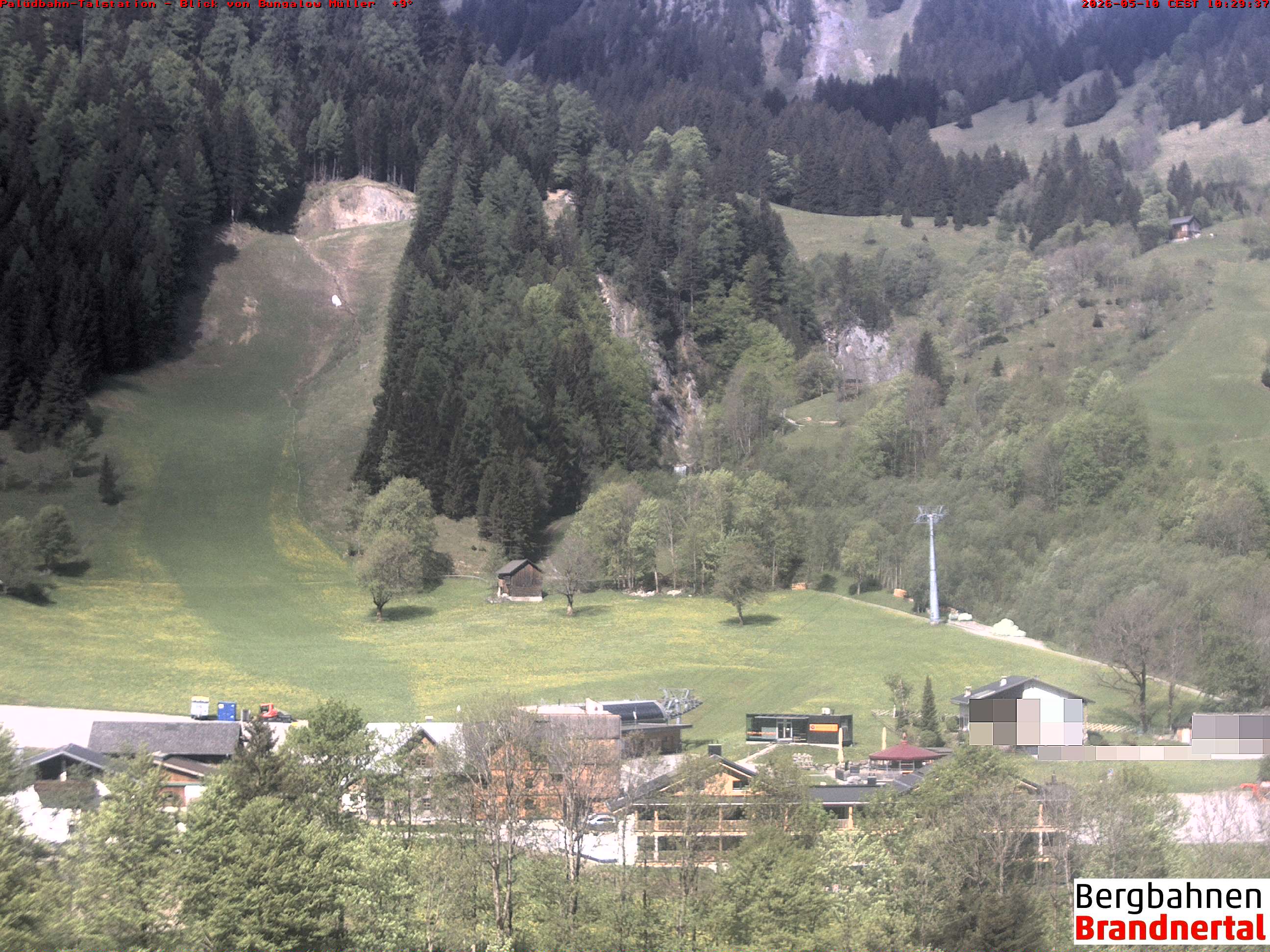 Blick auf Palüdbahn von Bungalow Müller