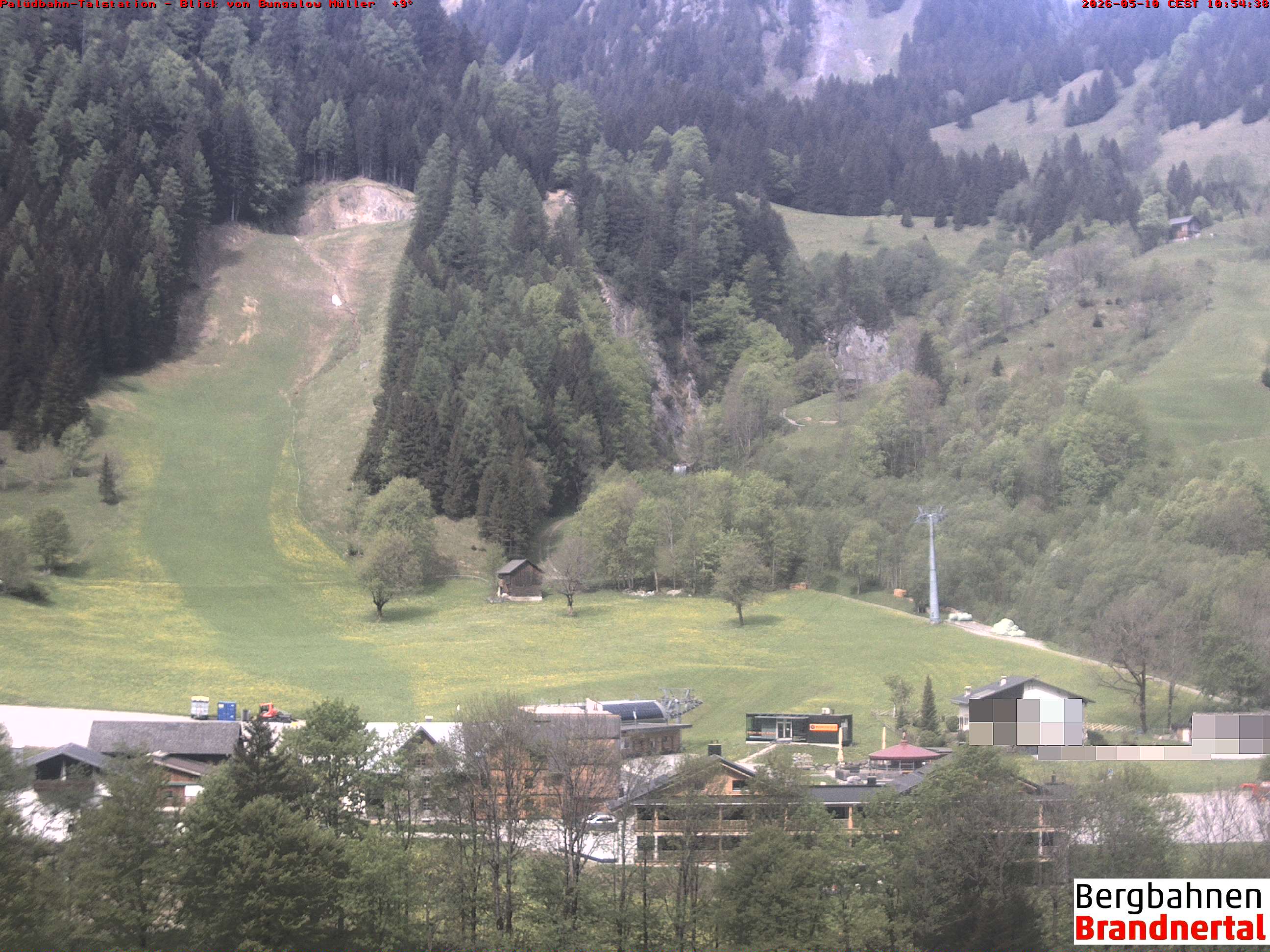 Blick auf Palüdbahn von Bungalow Müller