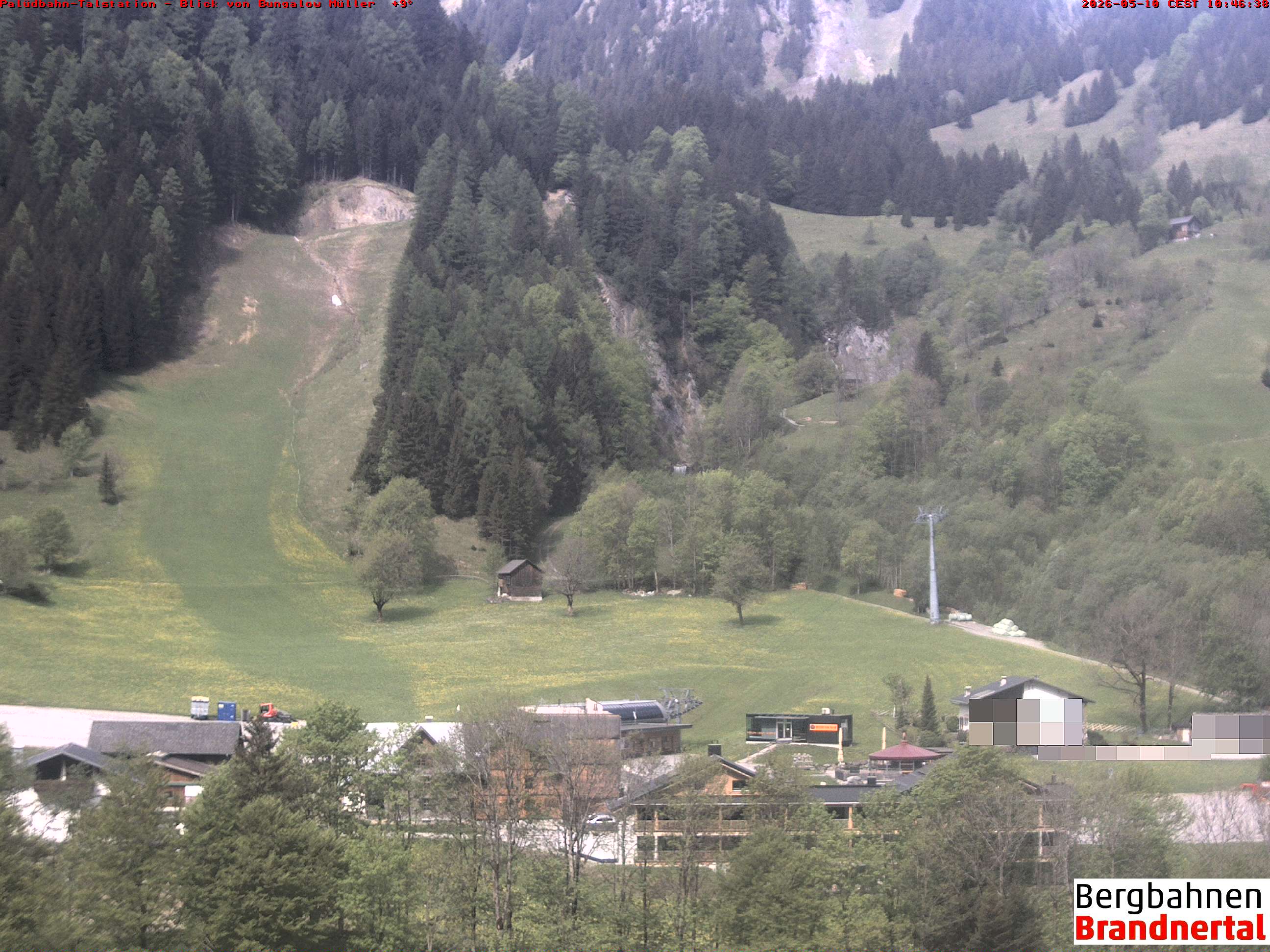 Blick auf Palüdbahn von Bungalow Müller