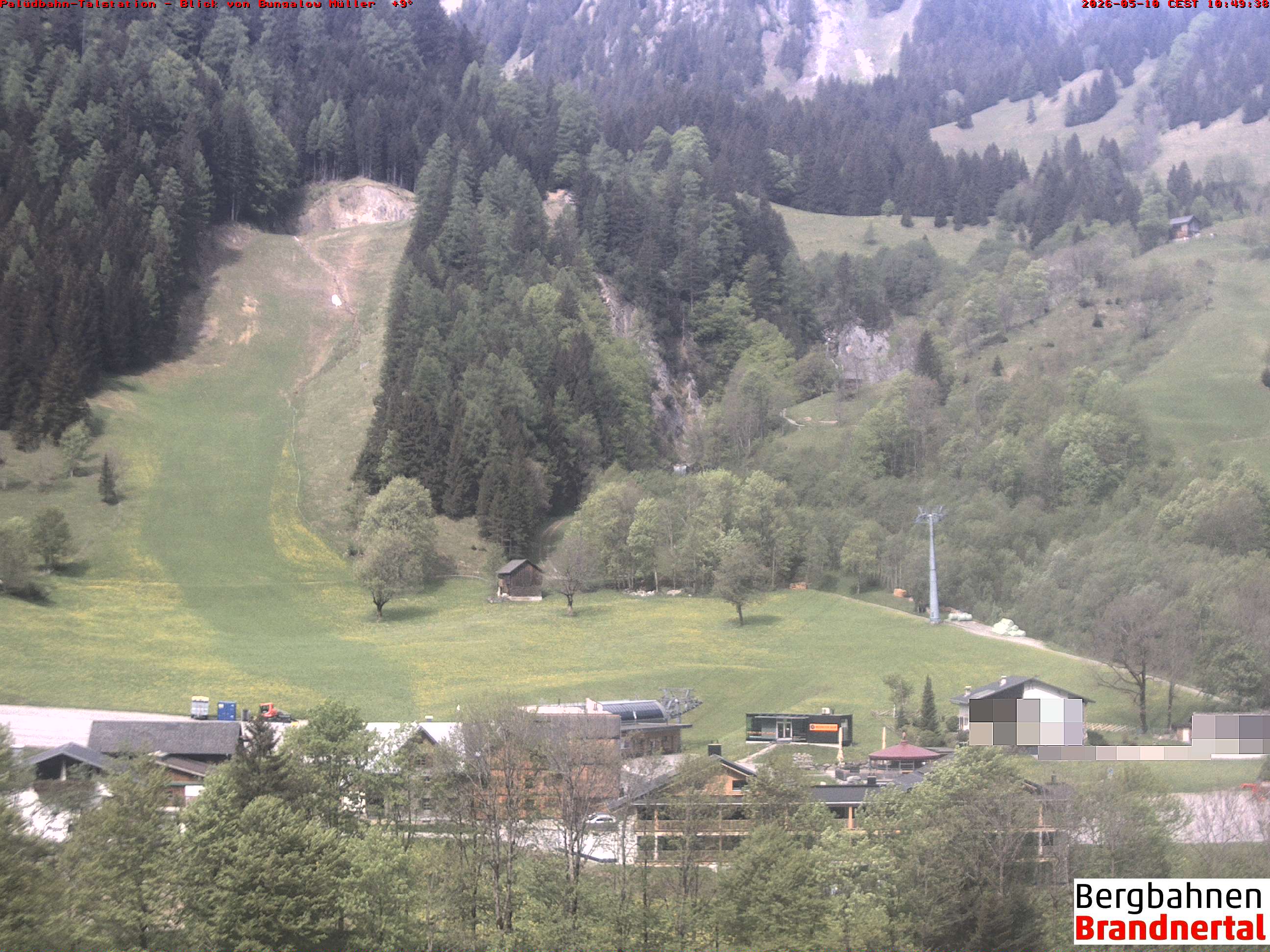 Blick auf Palüdbahn von Bungalow Müller