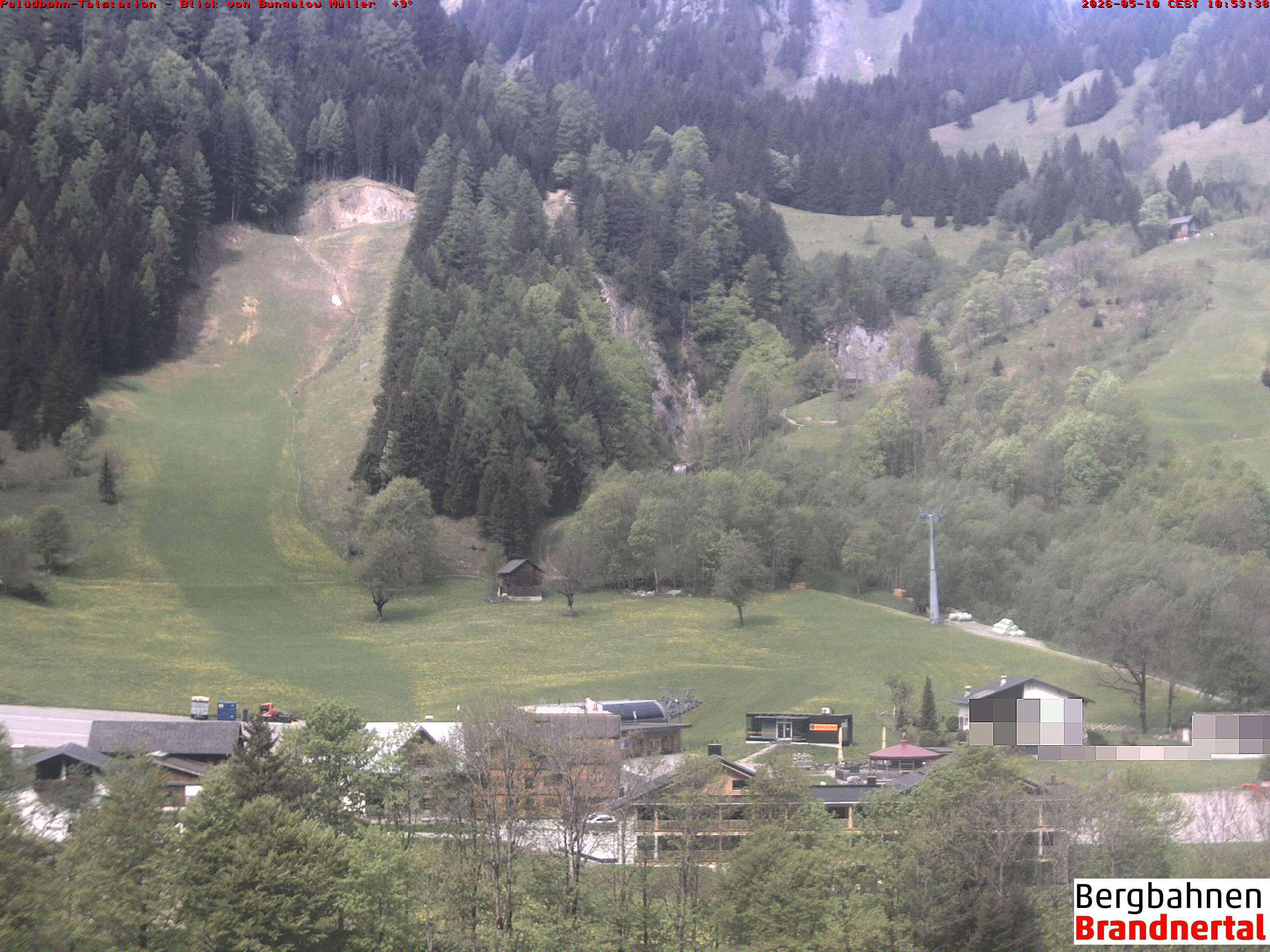 Blick auf Palüdbahn von Bungalow Müller