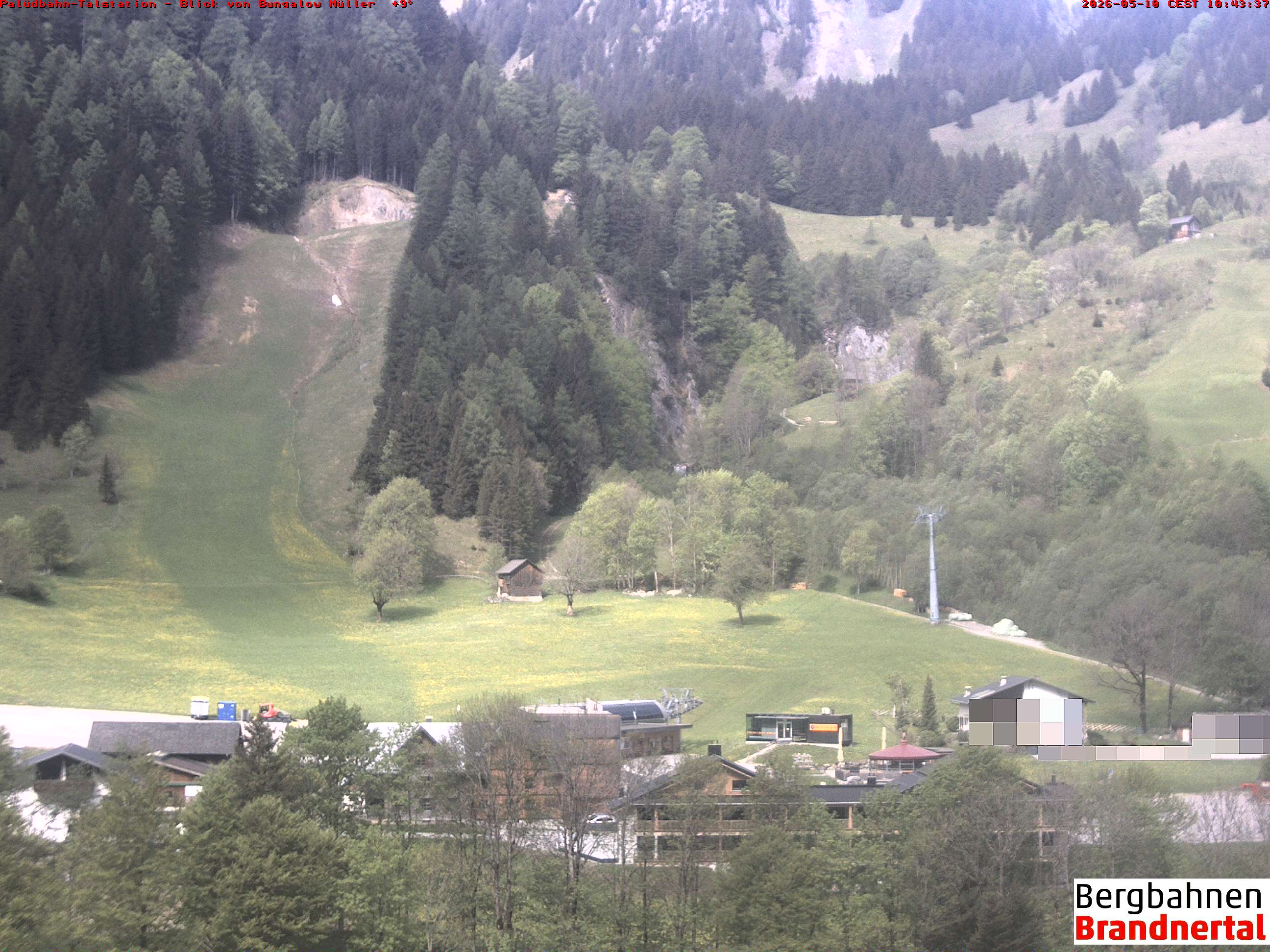 Blick auf Palüdbahn von Bungalow Müller