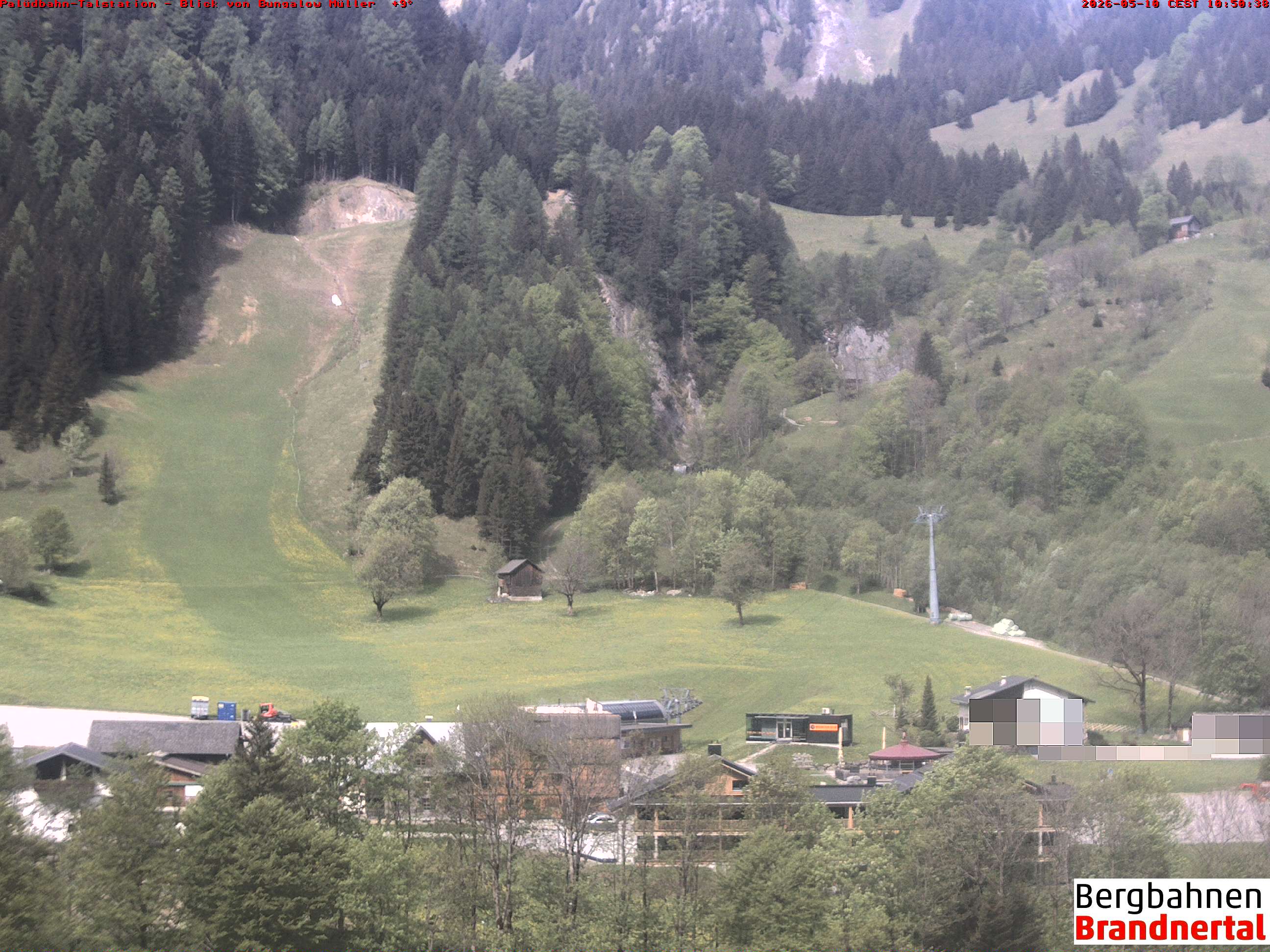 Blick auf Palüdbahn von Bungalow Müller