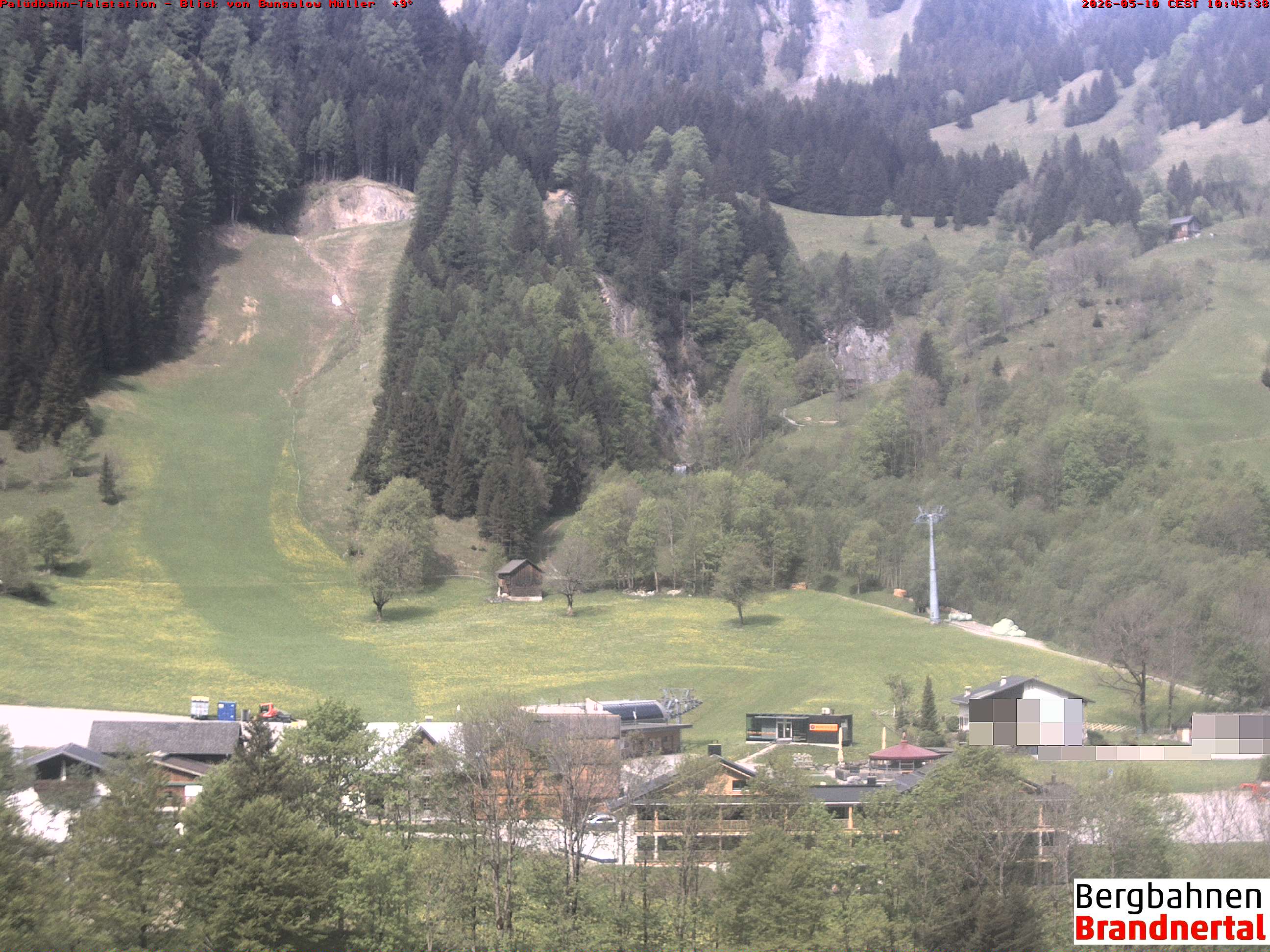 Blick auf Palüdbahn von Bungalow Müller