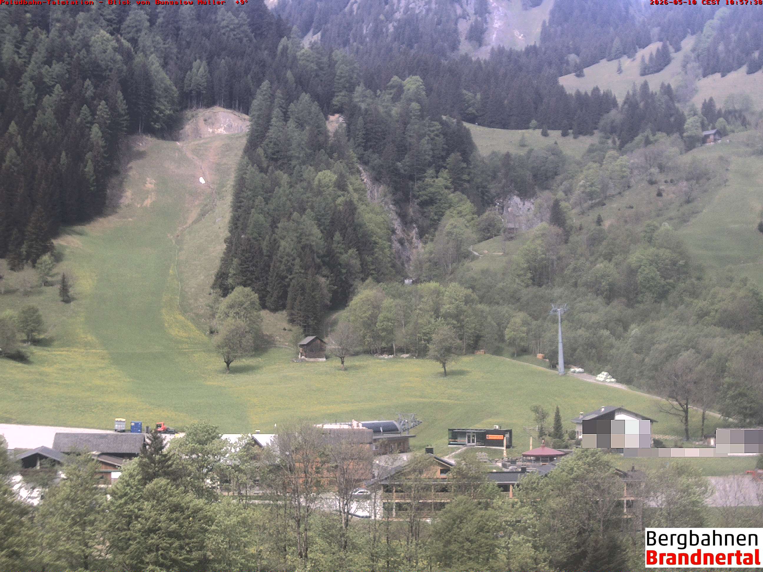 Blick auf Palüdbahn von Bungalow Müller