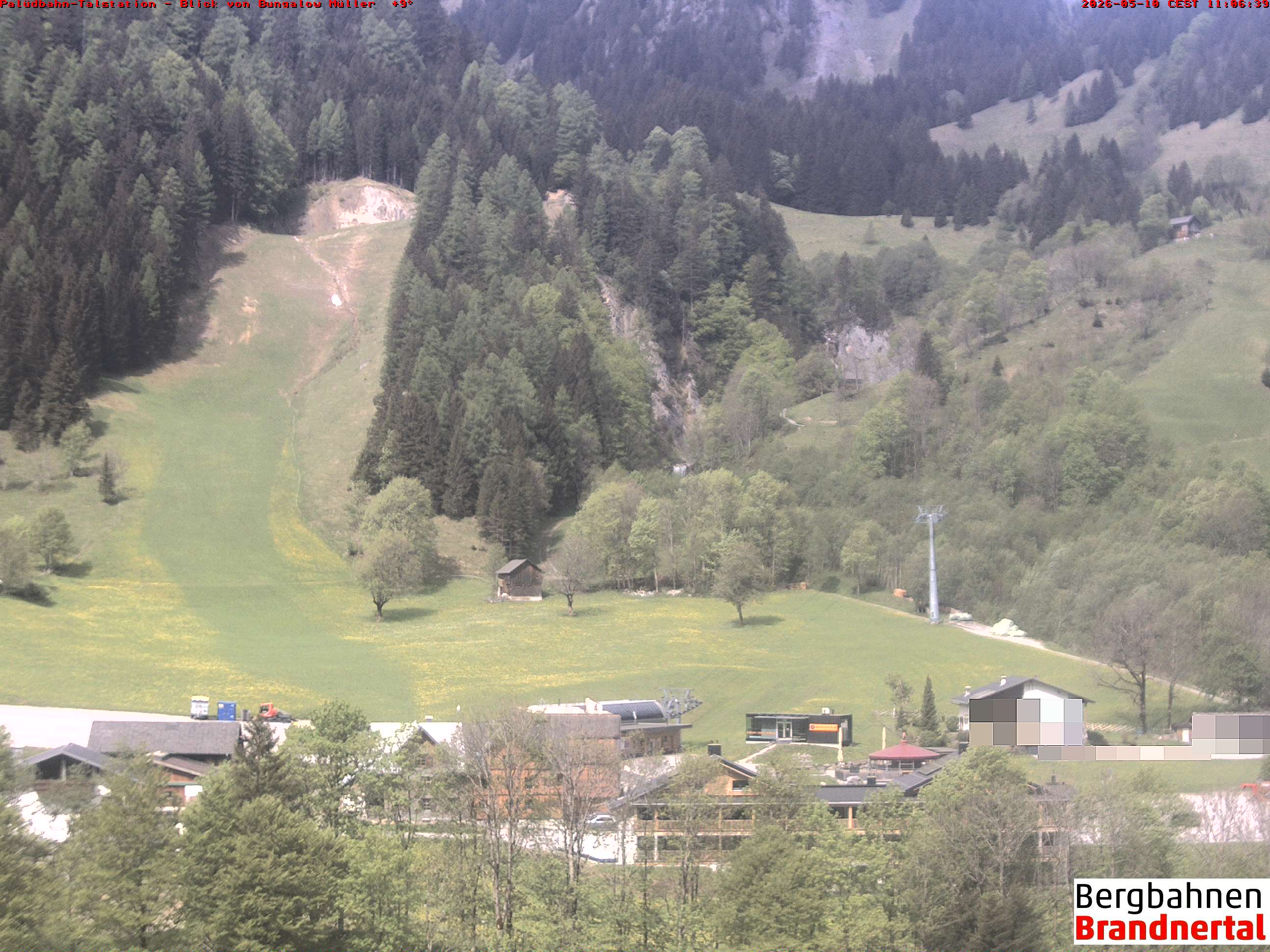 Blick auf Palüdbahn von Bungalow Müller