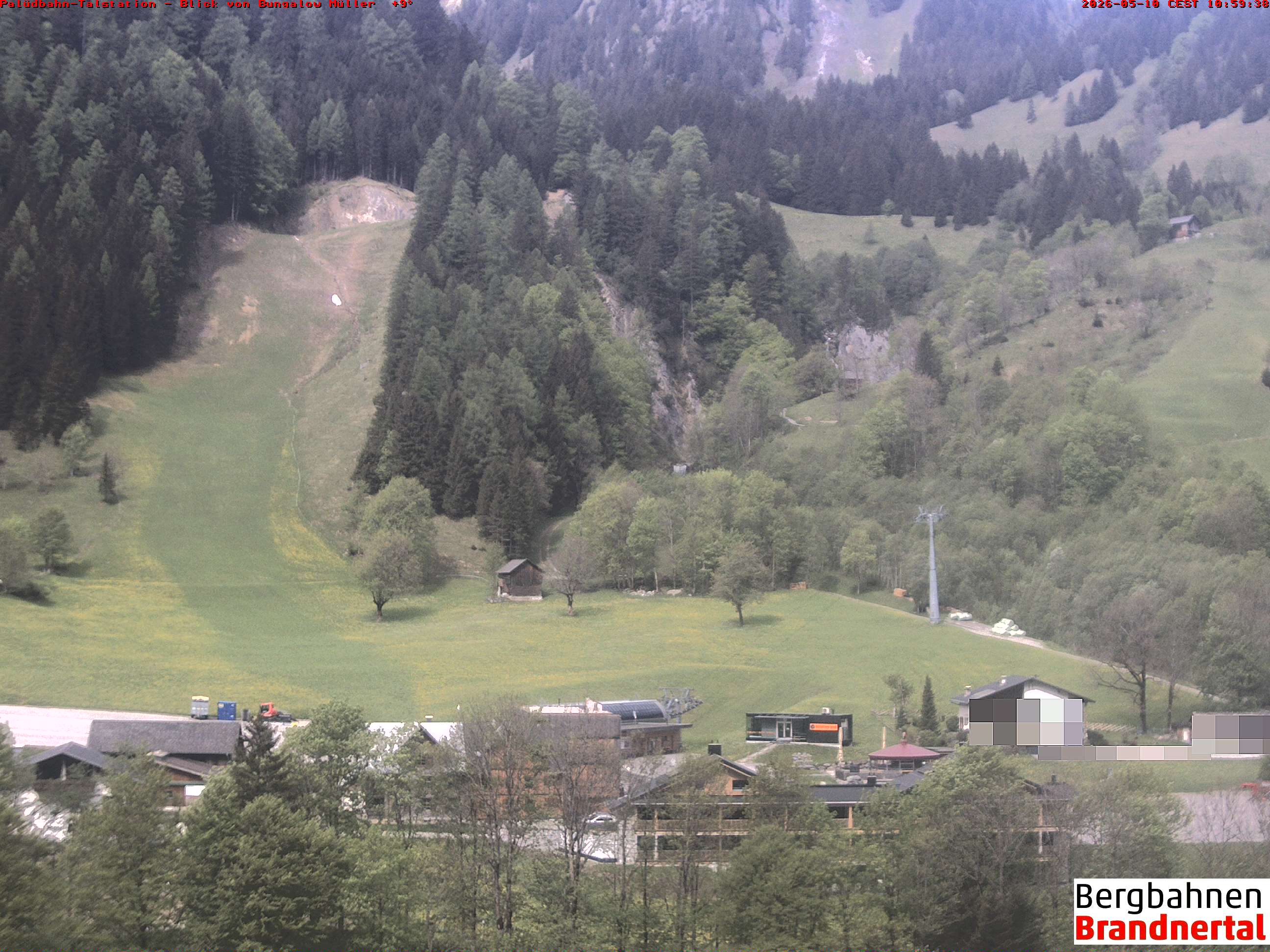 Blick auf Palüdbahn von Bungalow Müller