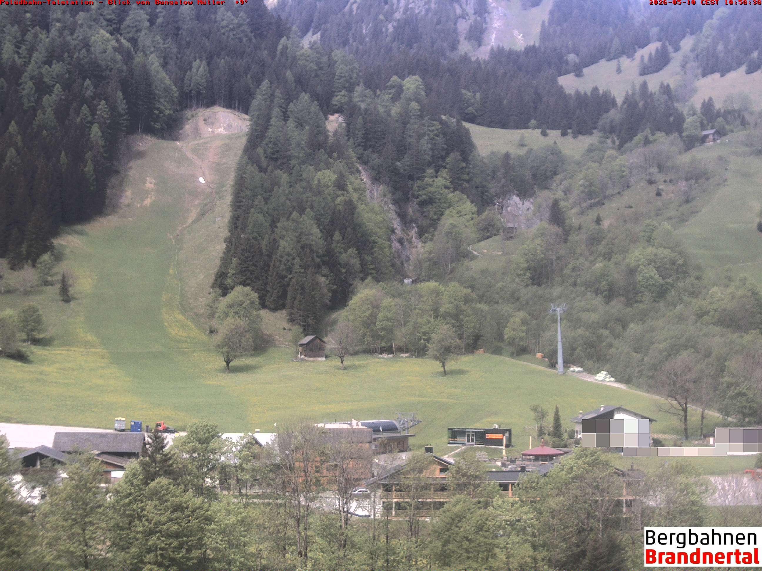 Blick auf Palüdbahn von Bungalow Müller