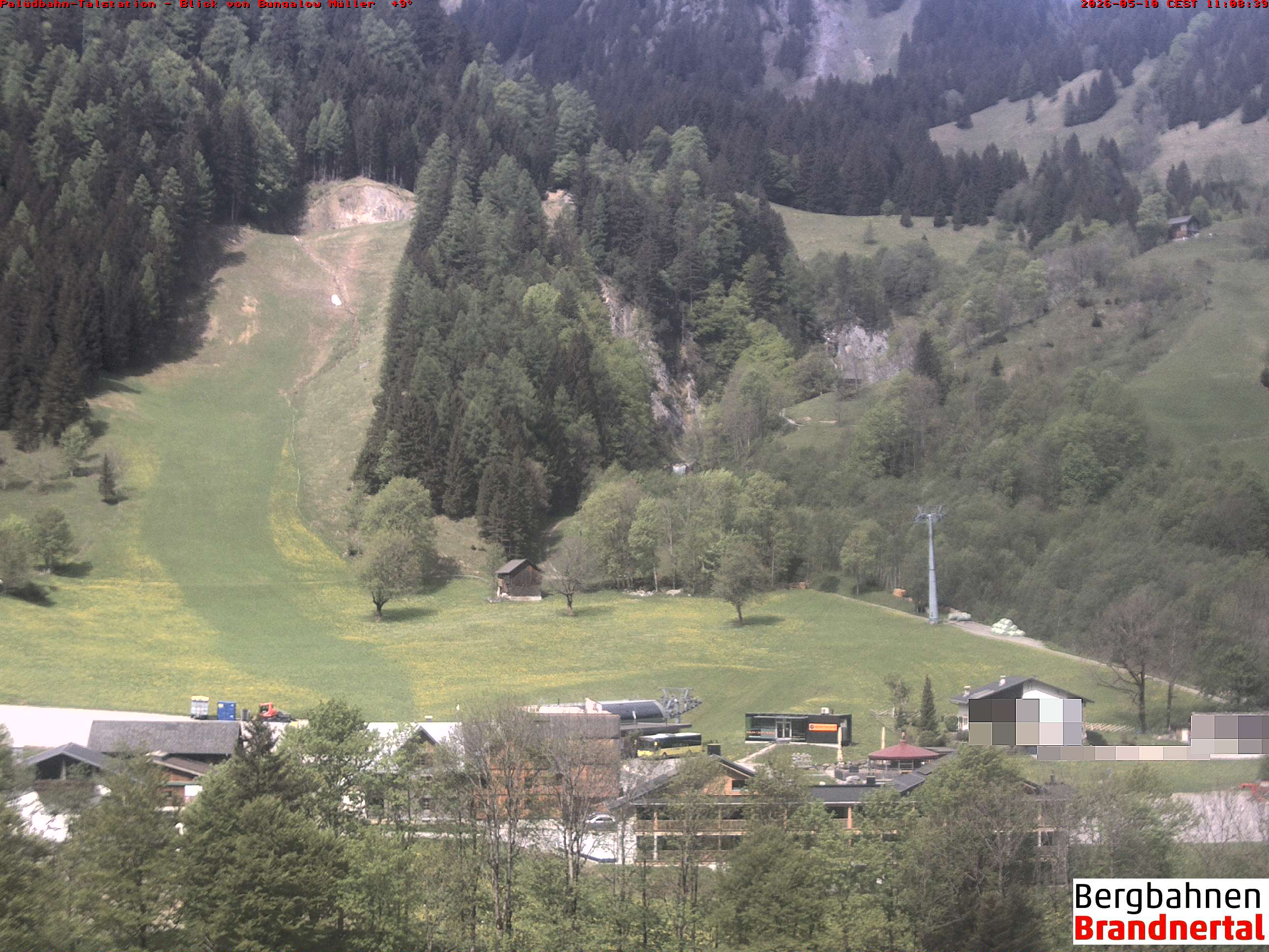 Blick auf Palüdbahn von Bungalow Müller