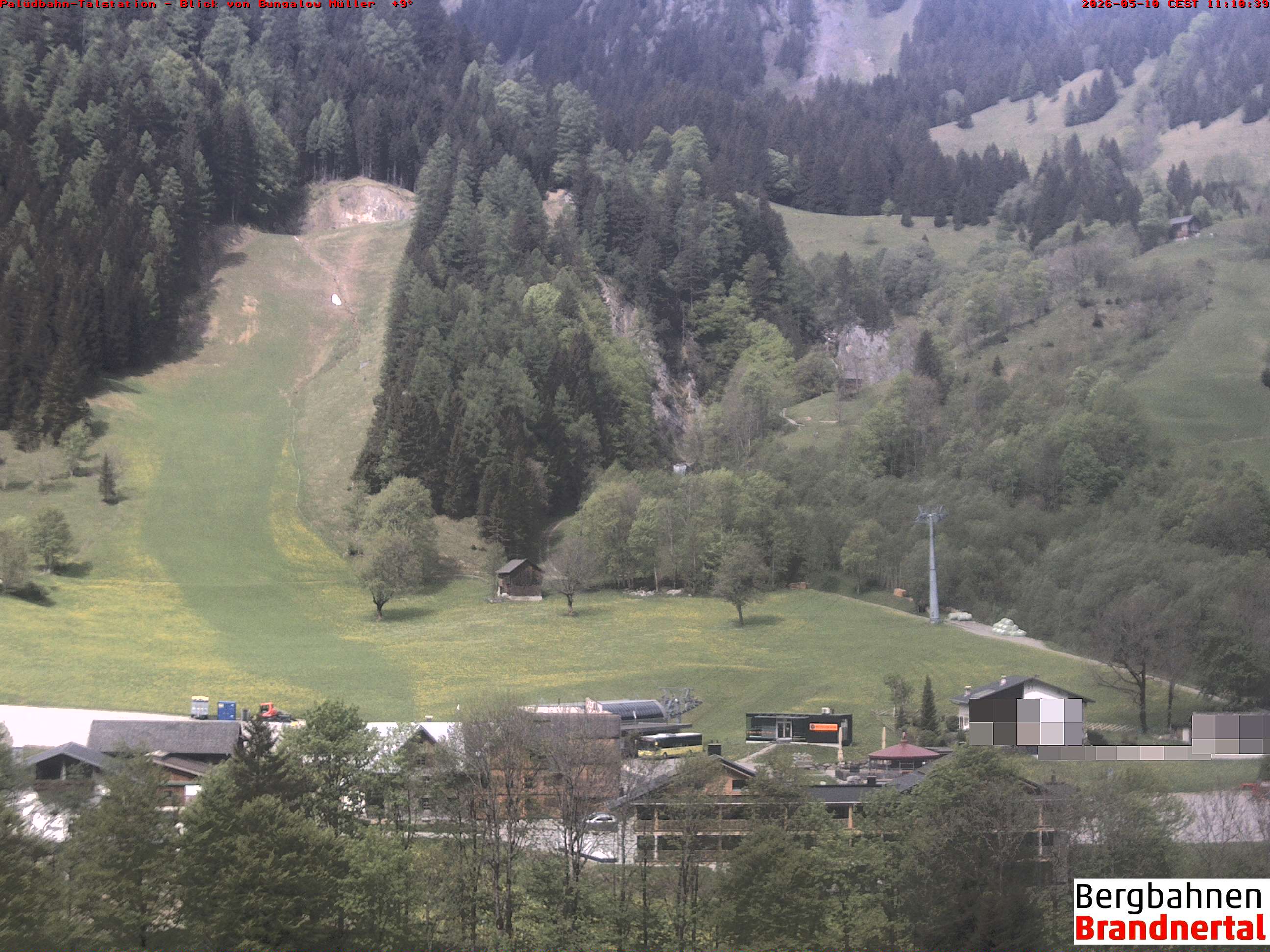Blick auf Palüdbahn von Bungalow Müller