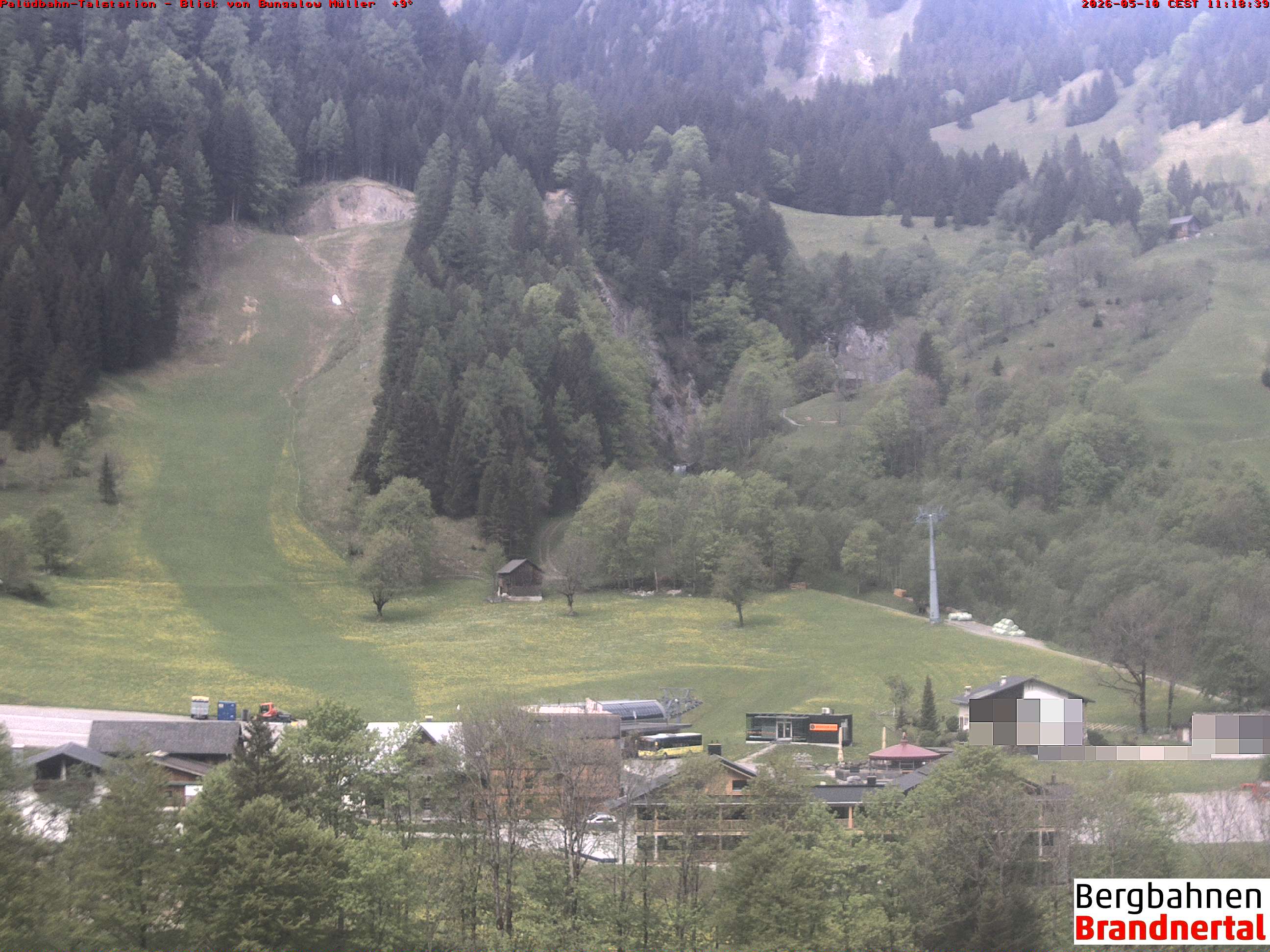 Blick auf Palüdbahn von Bungalow Müller