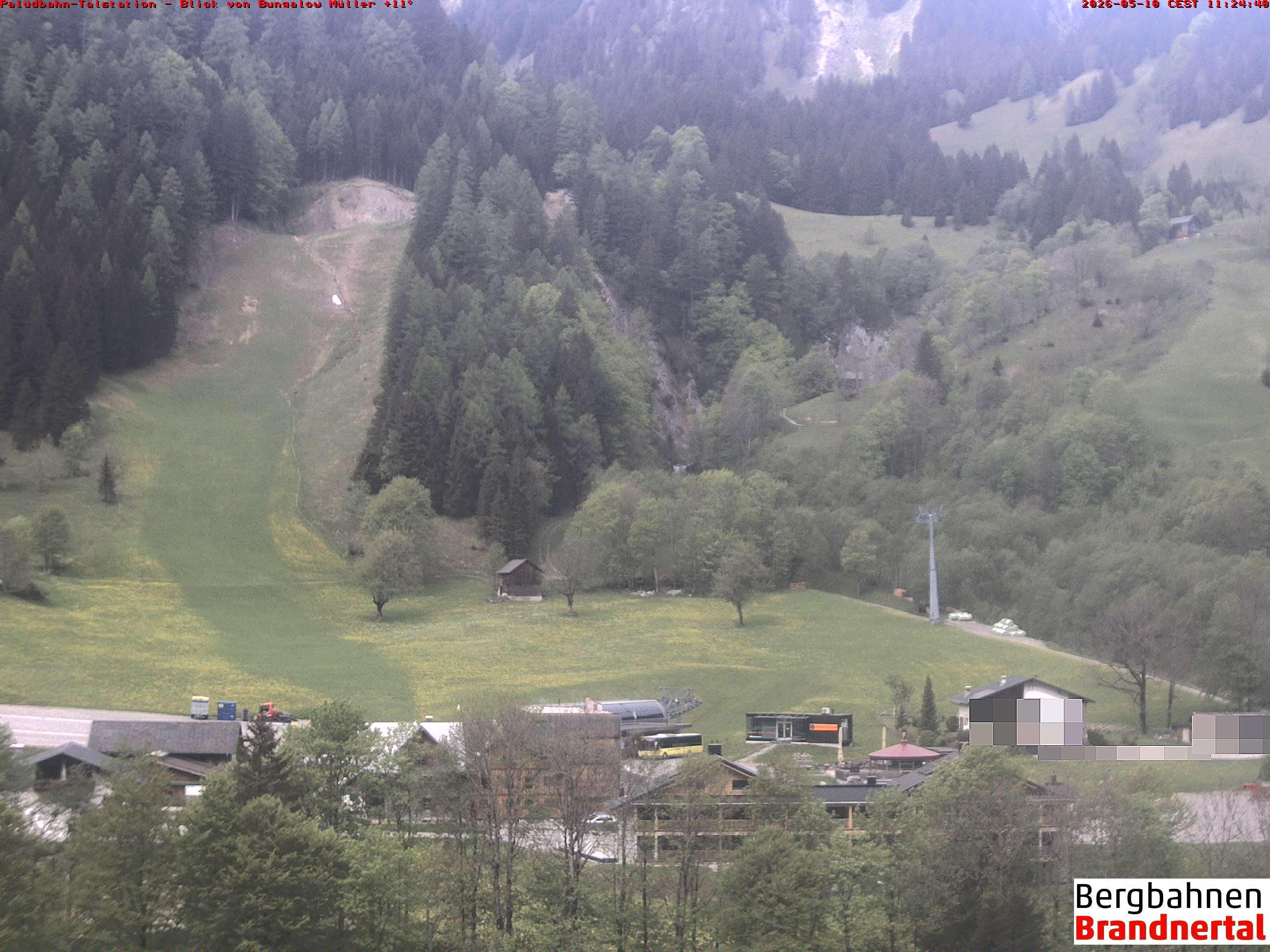 Blick auf Palüdbahn von Bungalow Müller