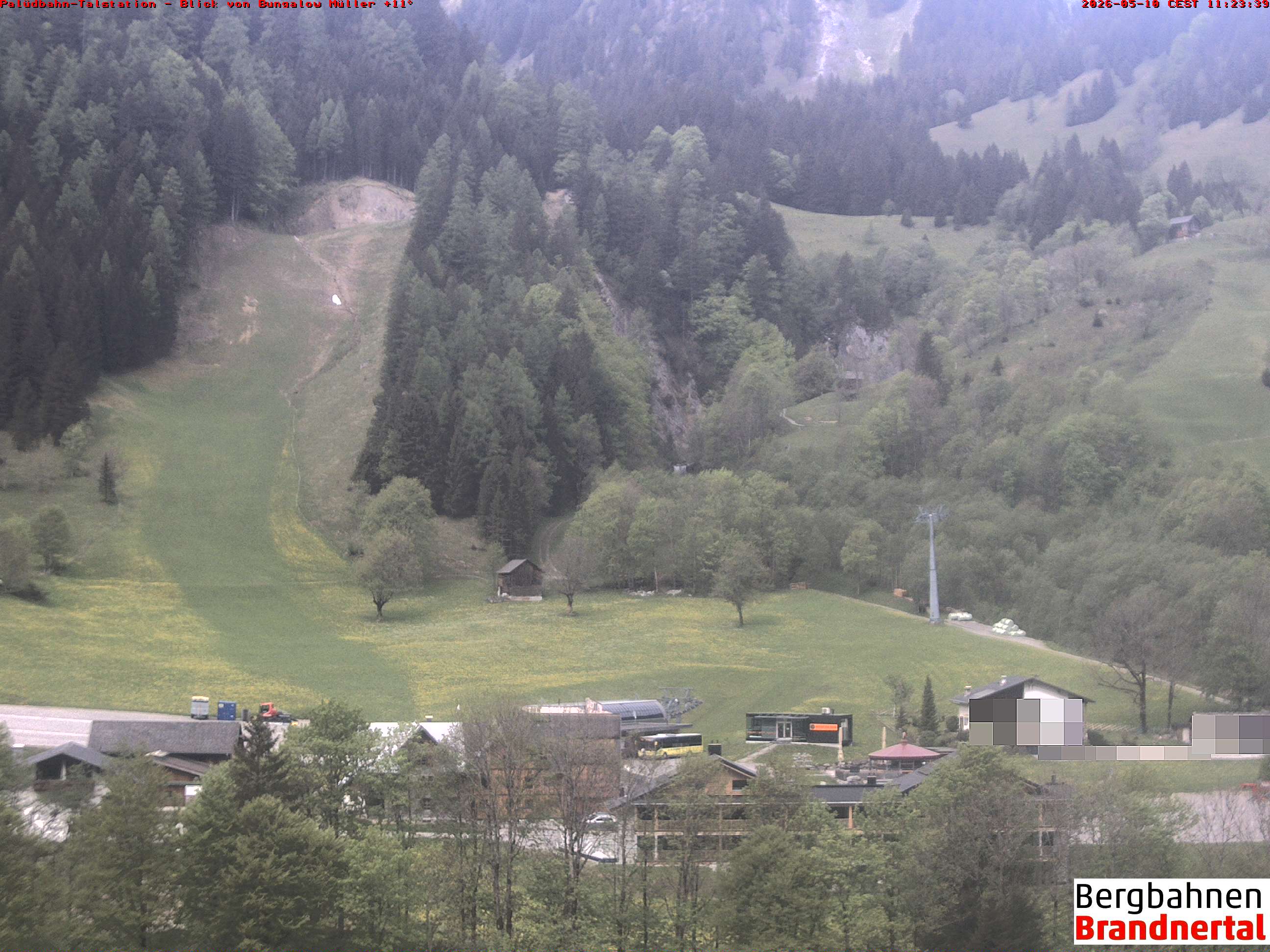 Blick auf Palüdbahn von Bungalow Müller