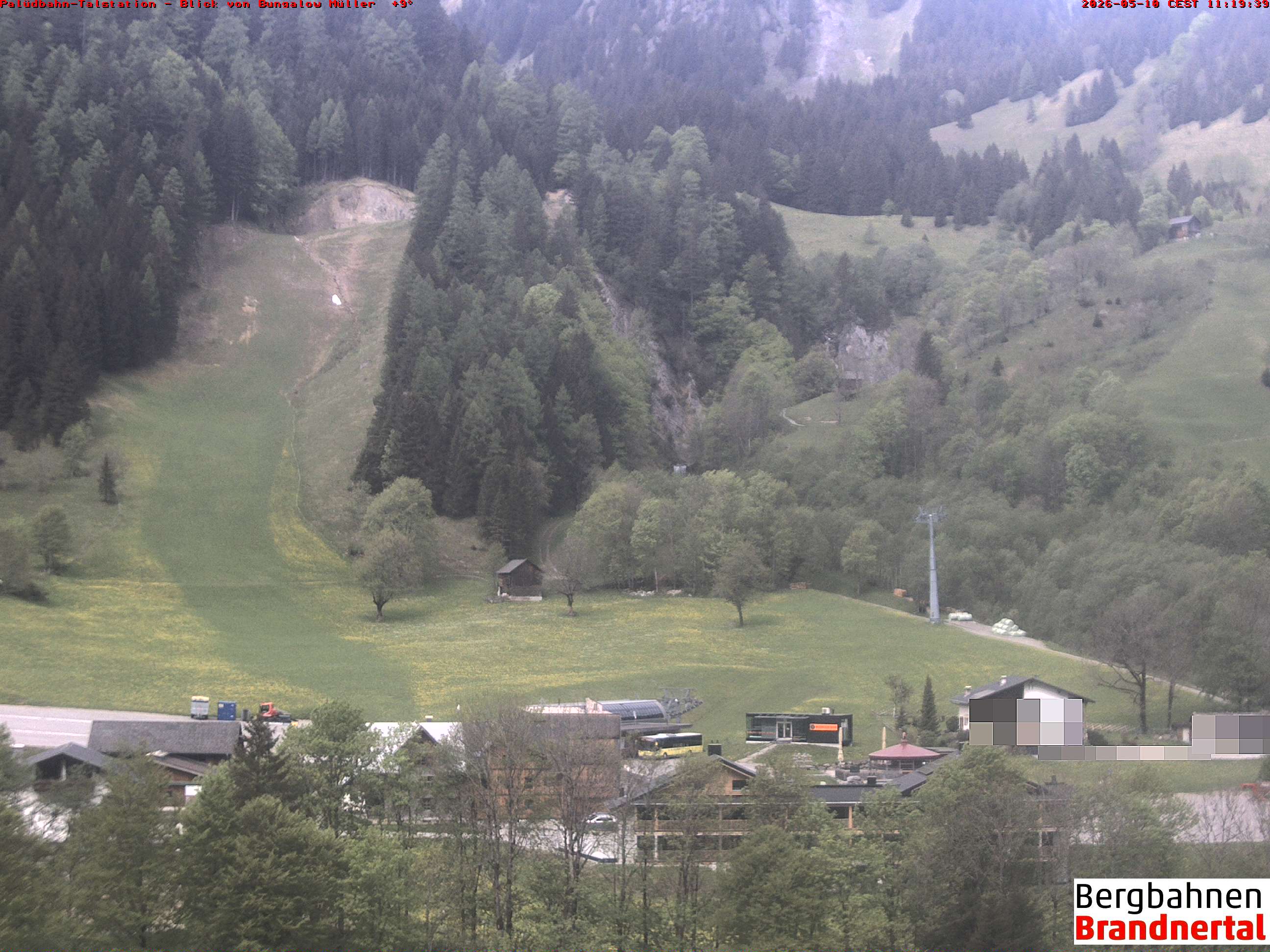 Blick auf Palüdbahn von Bungalow Müller