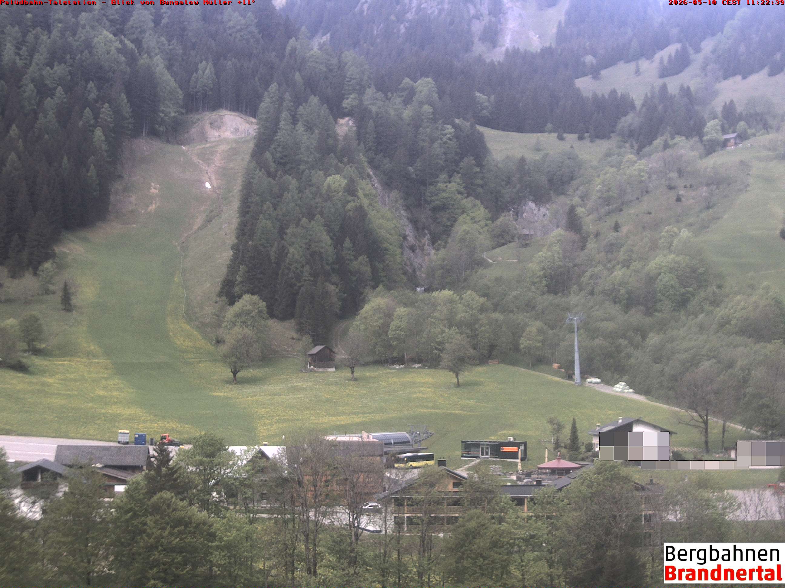 Blick auf Palüdbahn von Bungalow Müller
