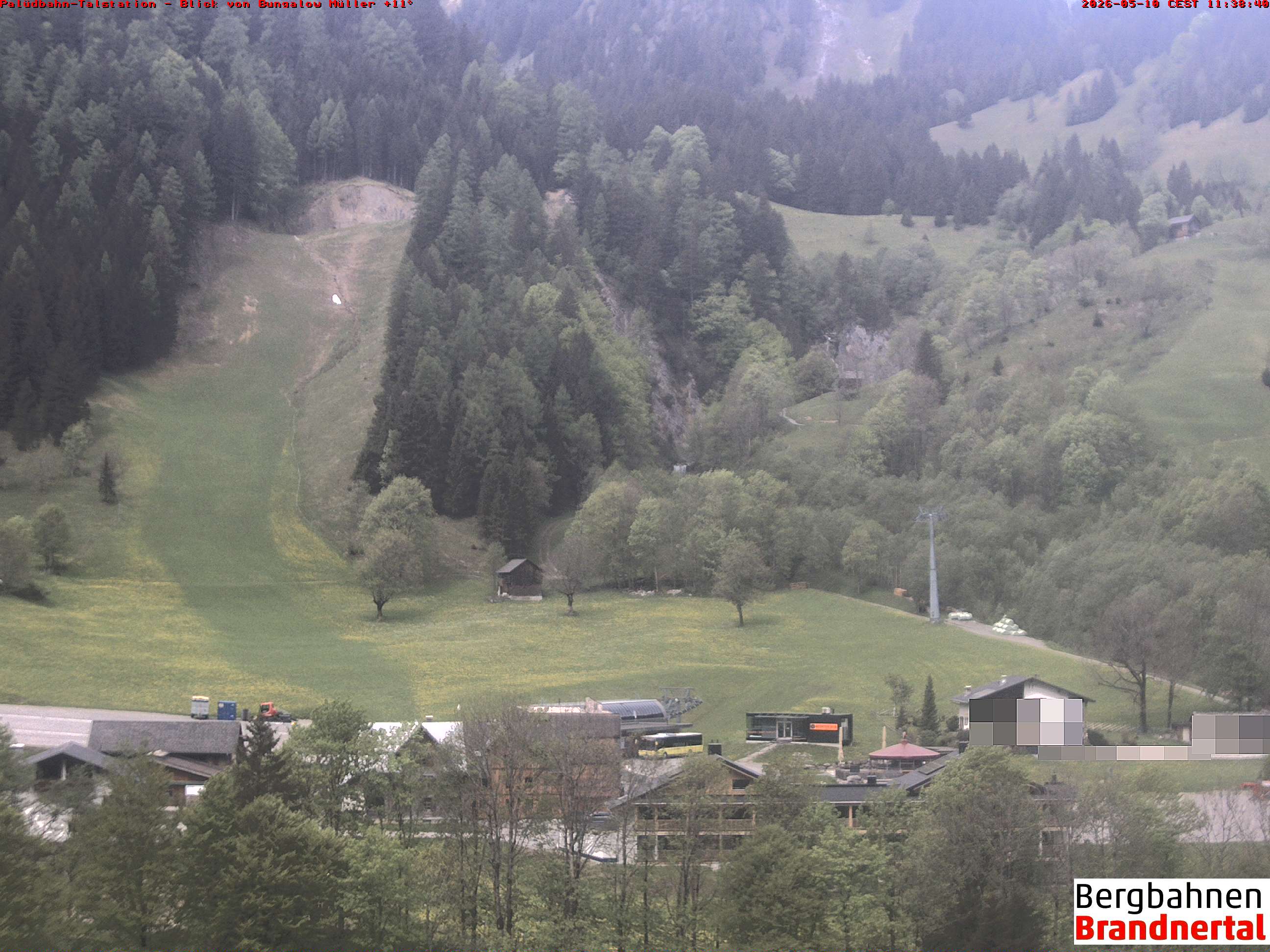 Blick auf Palüdbahn von Bungalow Müller