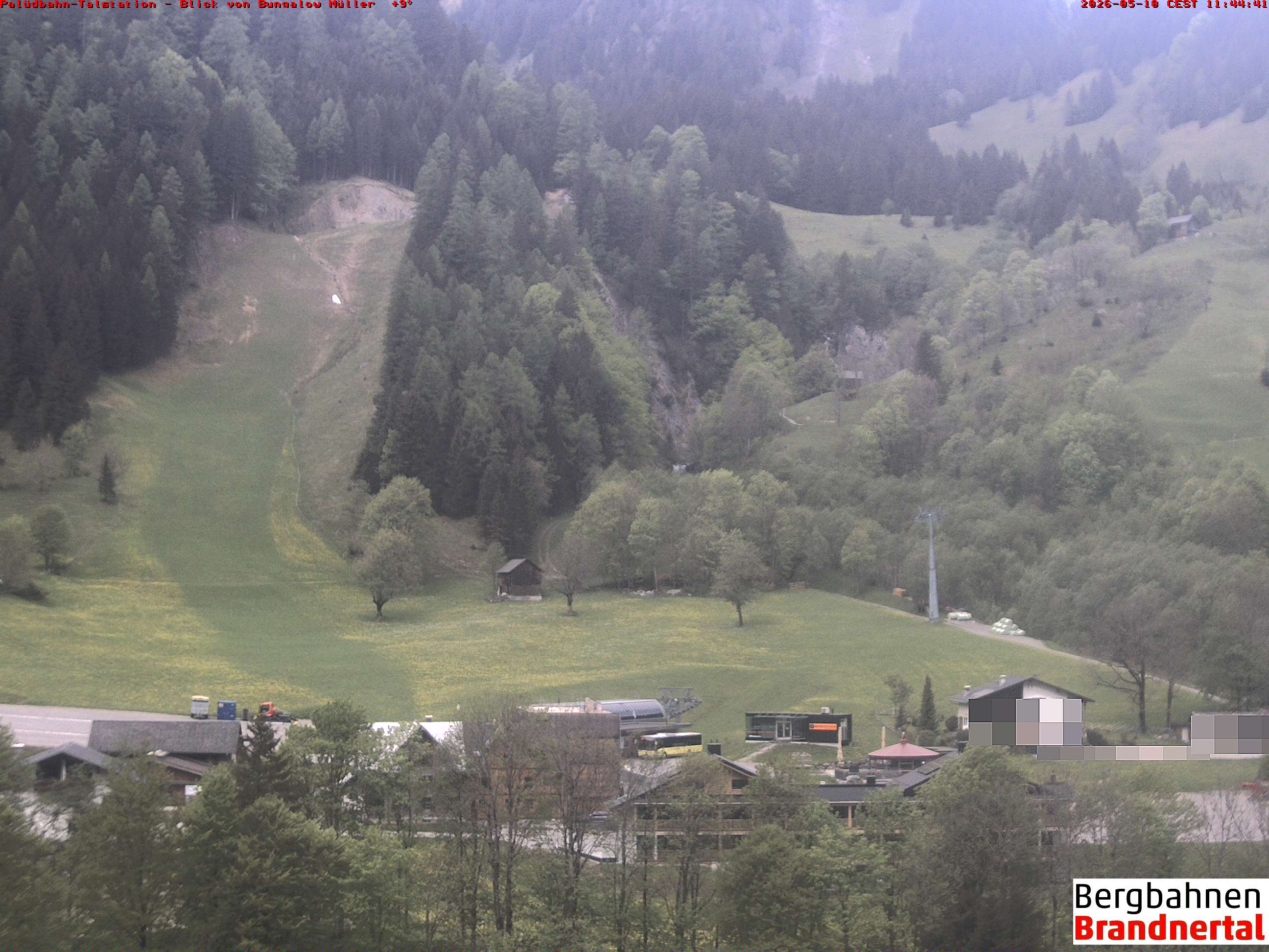 Blick auf Palüdbahn von Bungalow Müller
