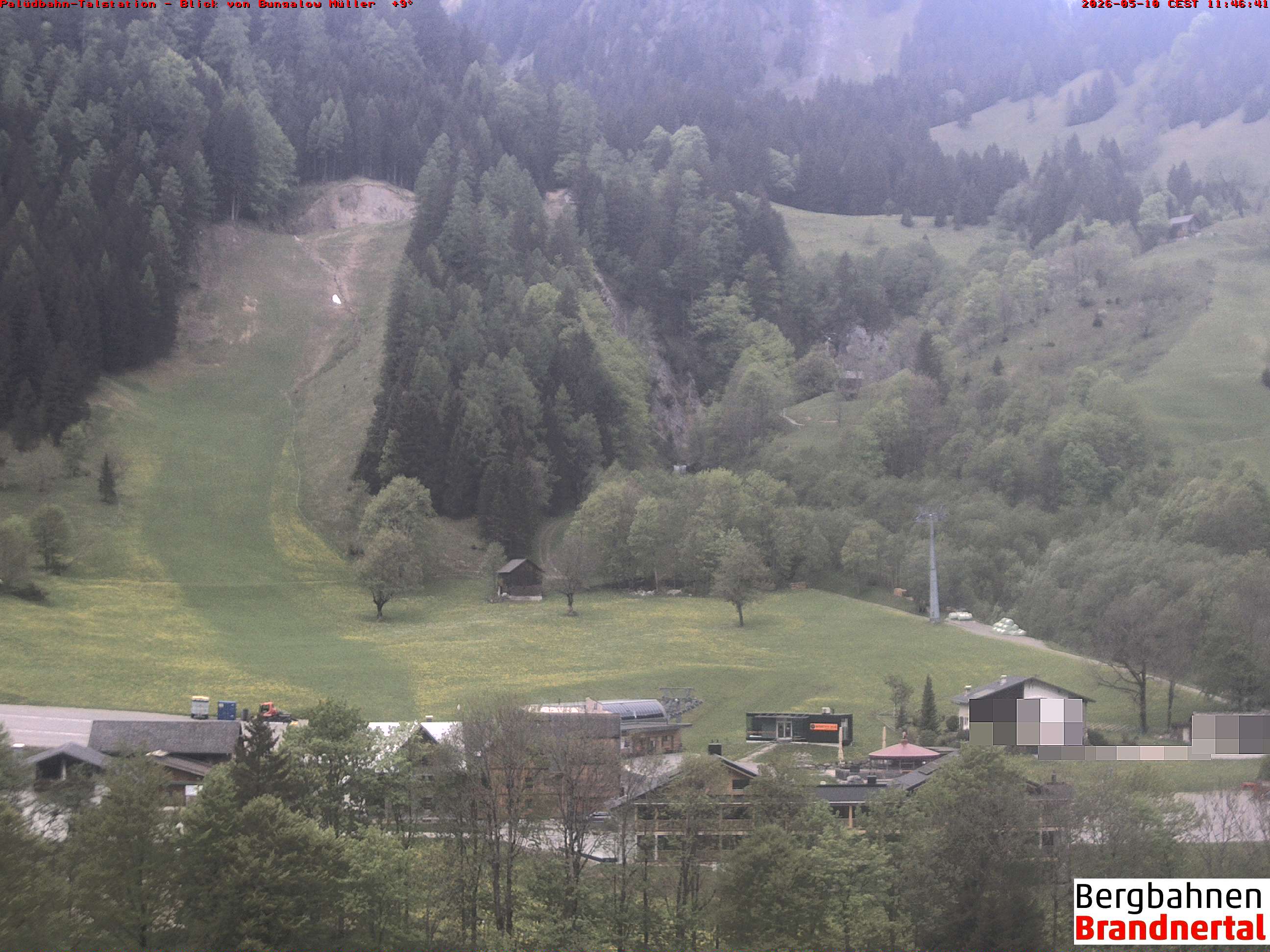 Blick auf Palüdbahn von Bungalow Müller