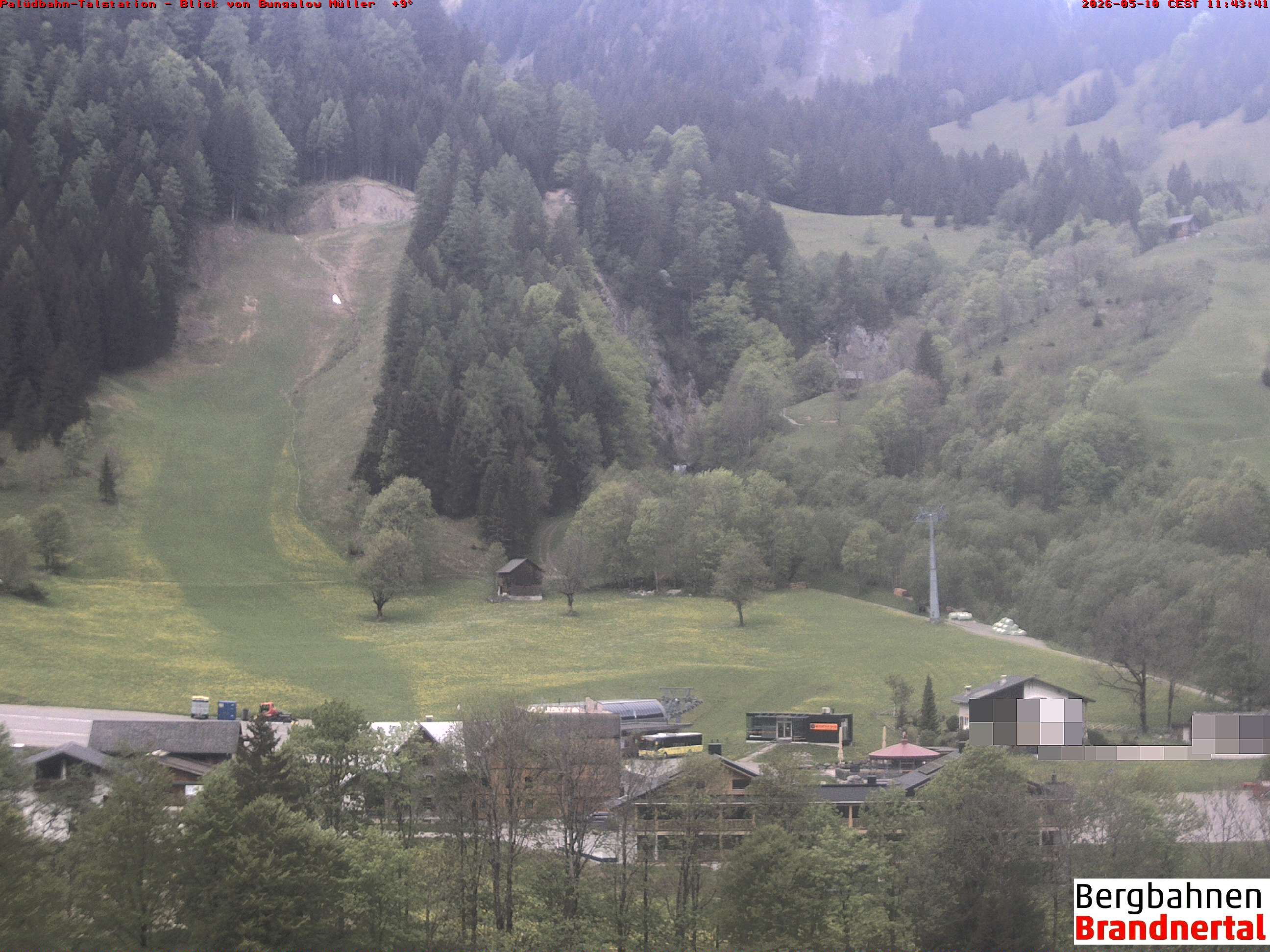Blick auf Palüdbahn von Bungalow Müller