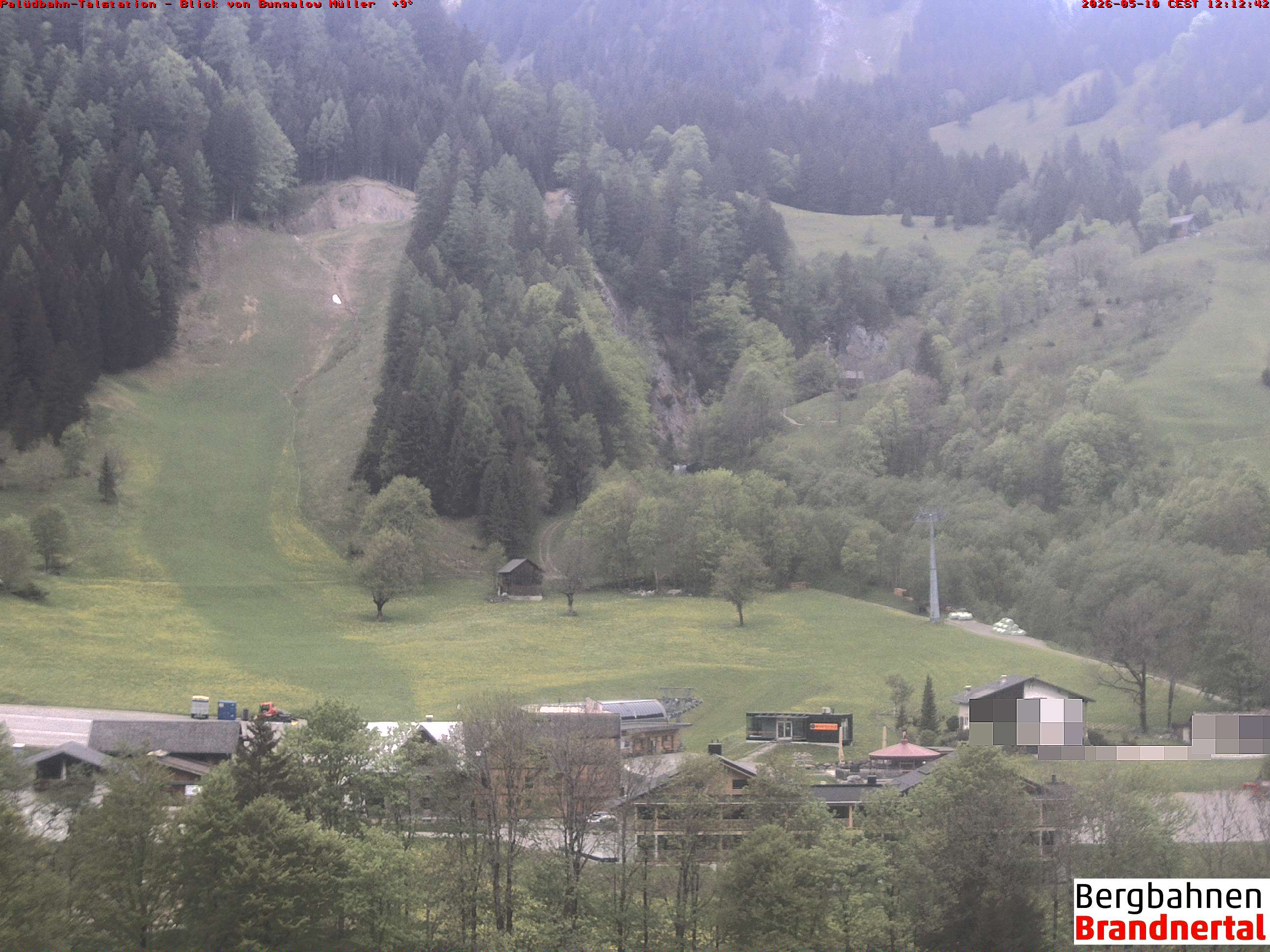 Blick auf Palüdbahn von Bungalow Müller