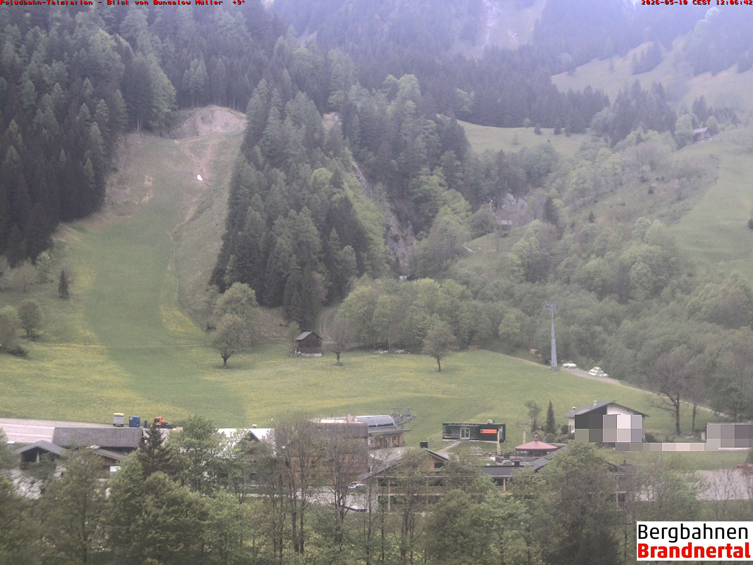 Blick auf Palüdbahn von Bungalow Müller