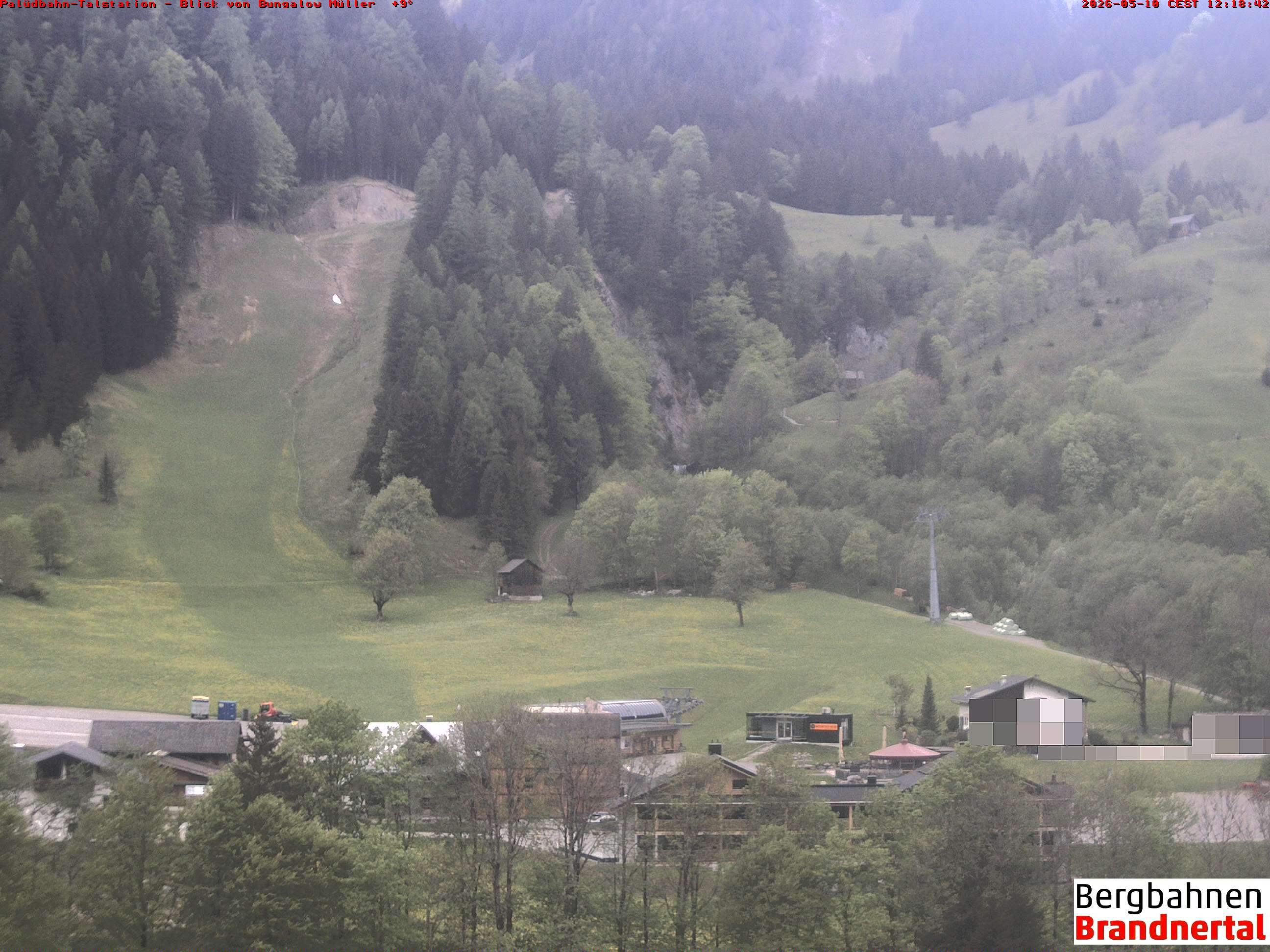 Blick auf Palüdbahn von Bungalow Müller