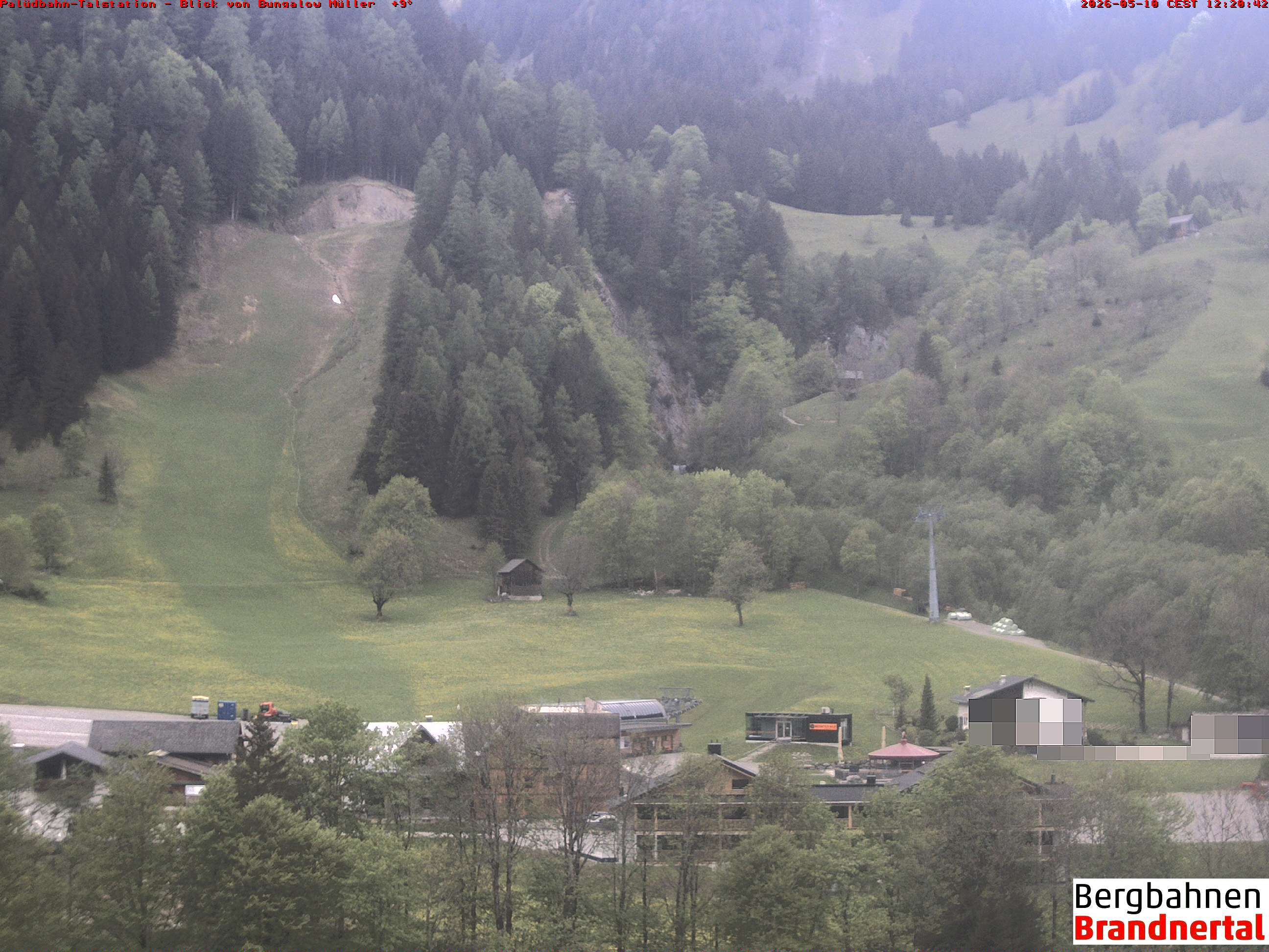 Blick auf Palüdbahn von Bungalow Müller