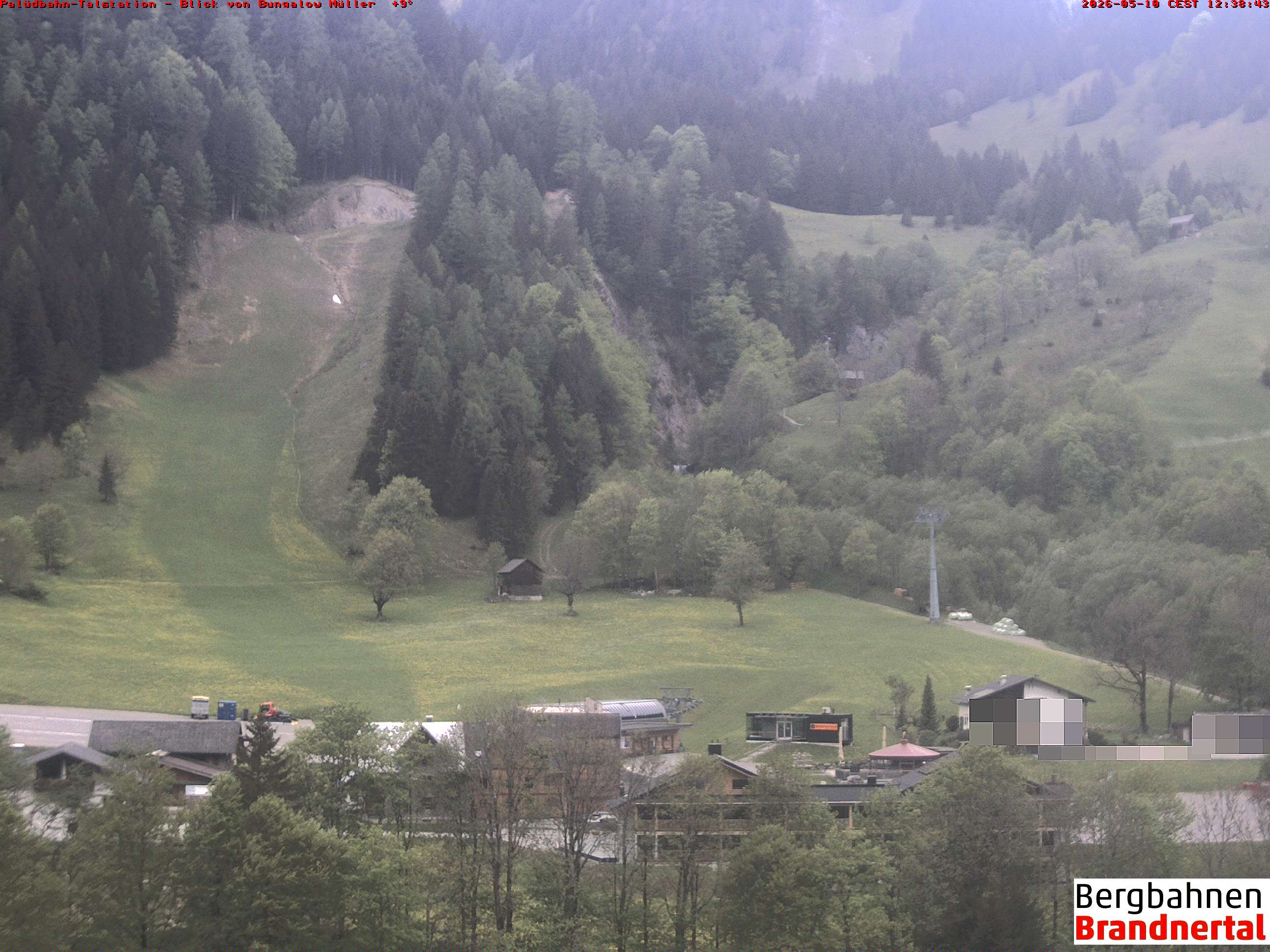 Blick auf Palüdbahn von Bungalow Müller