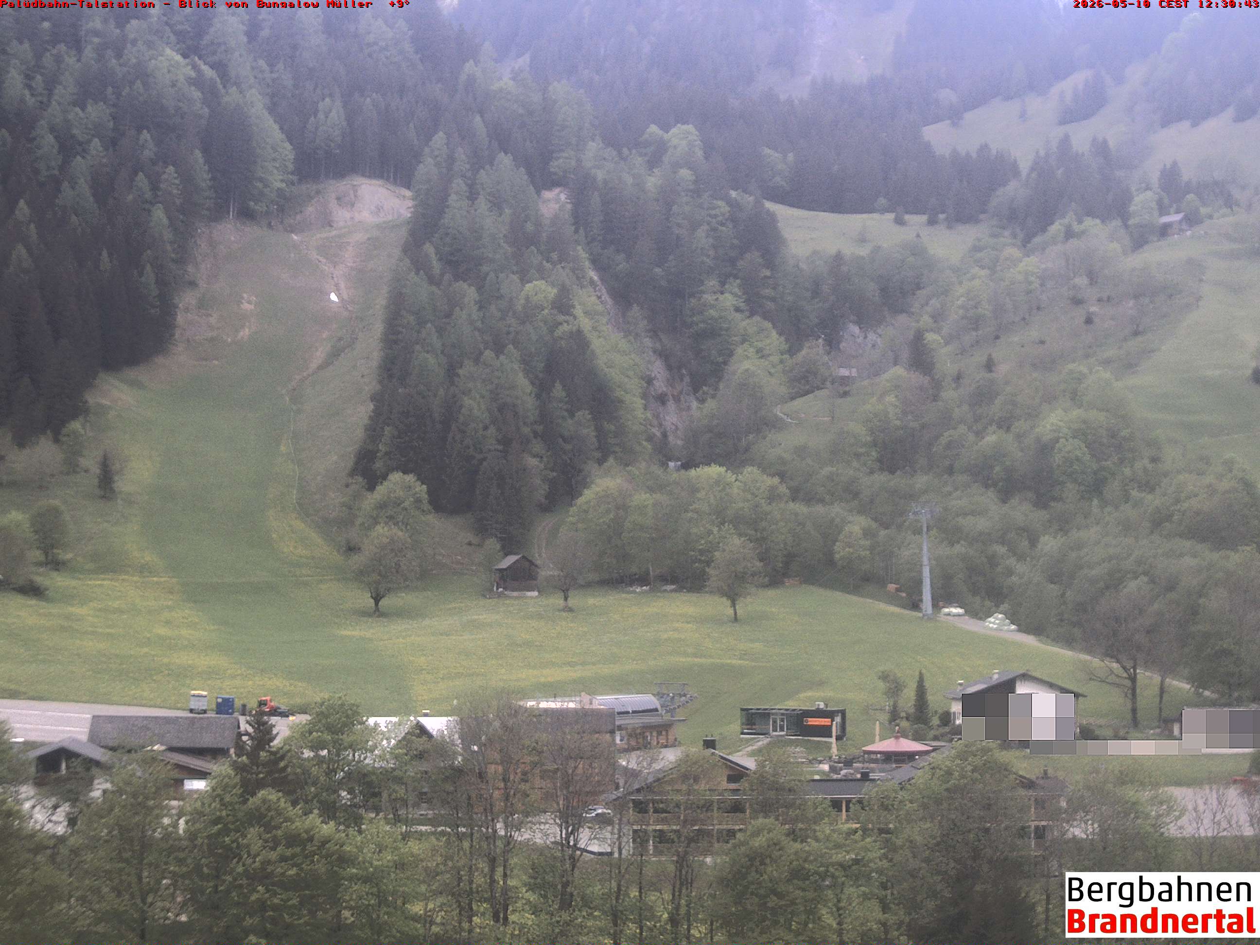 Blick auf Palüdbahn von Bungalow Müller