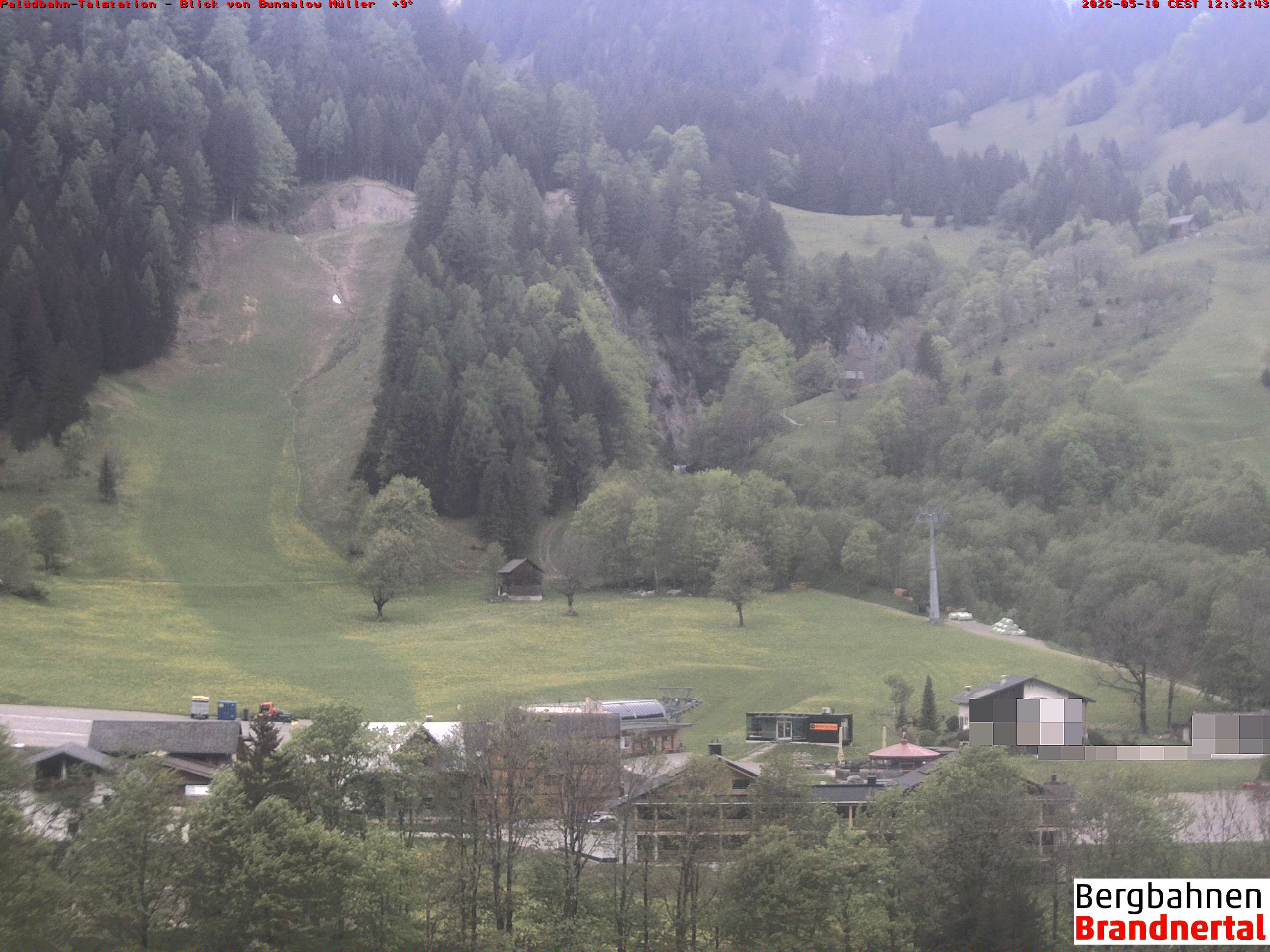 Blick auf Palüdbahn von Bungalow Müller