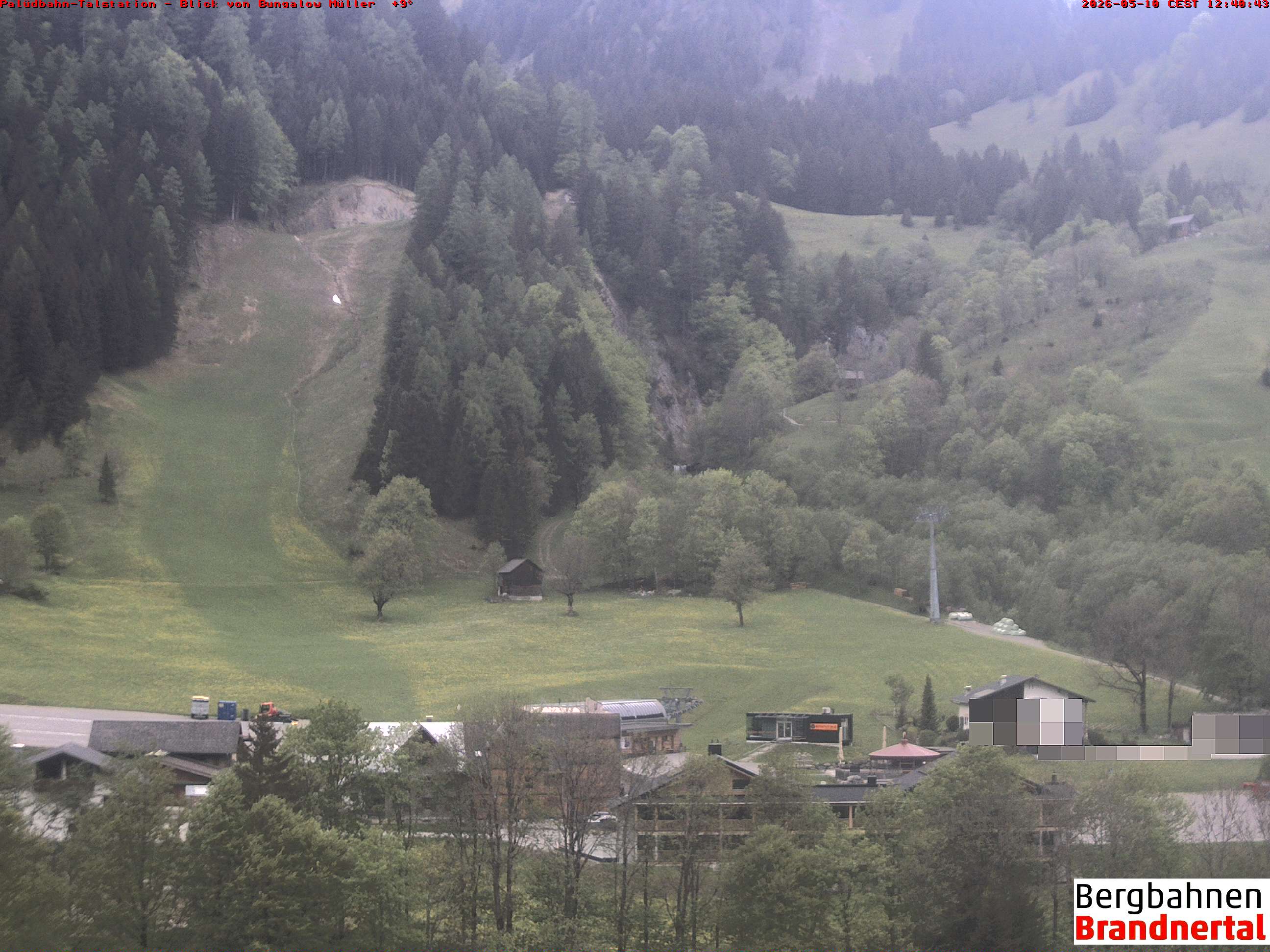 Blick auf Palüdbahn von Bungalow Müller