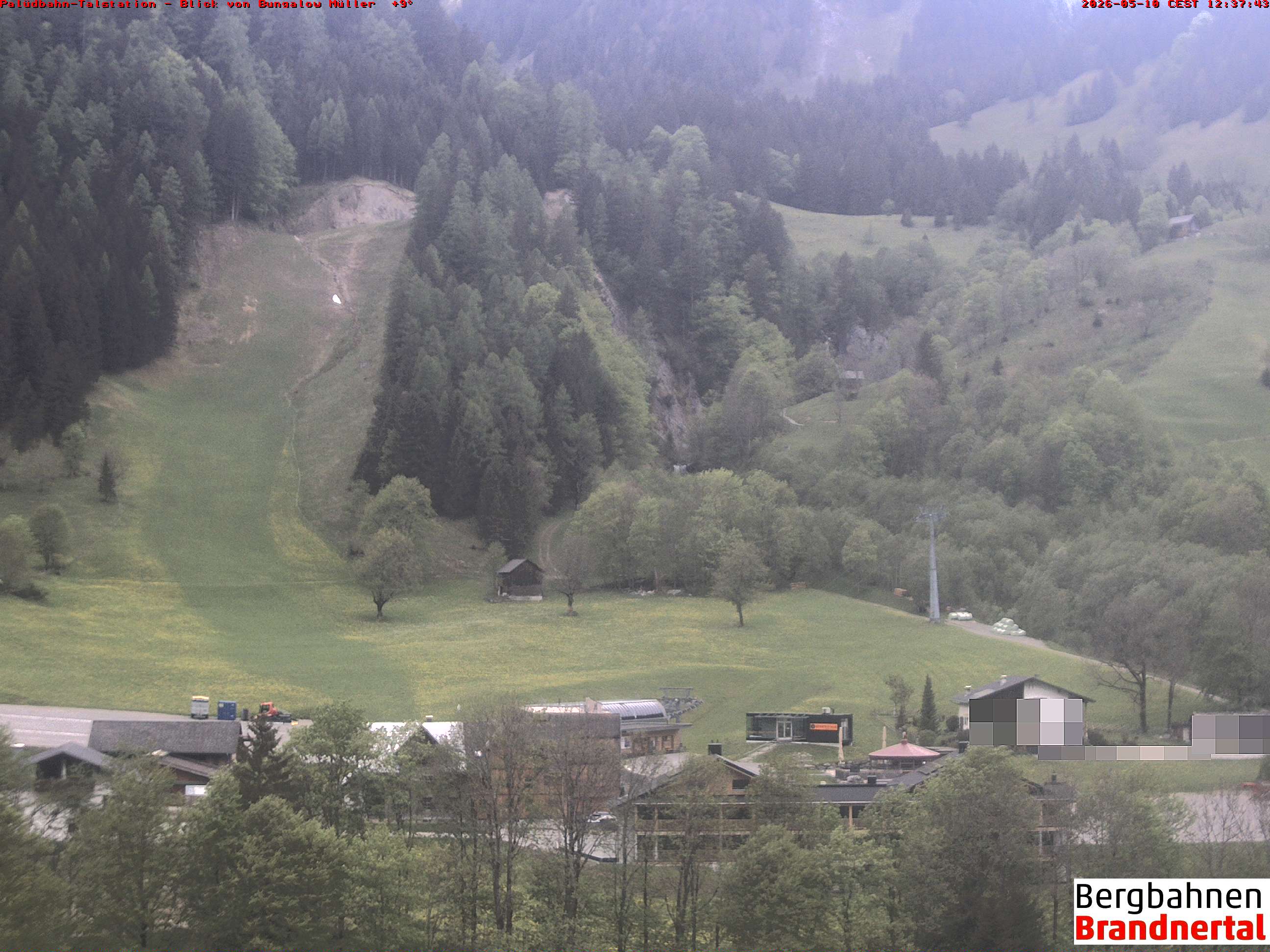 Blick auf Palüdbahn von Bungalow Müller