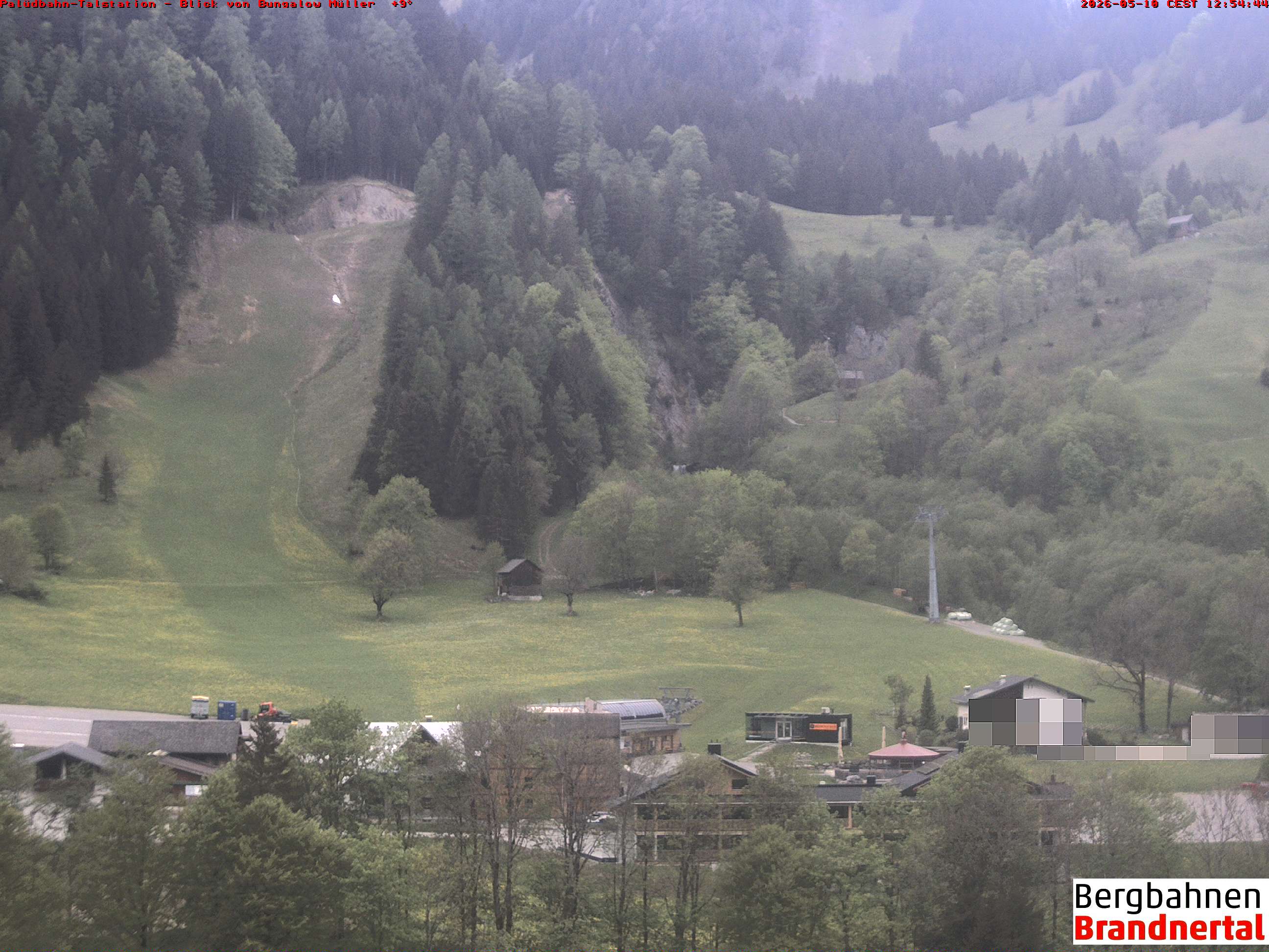 Blick auf Palüdbahn von Bungalow Müller