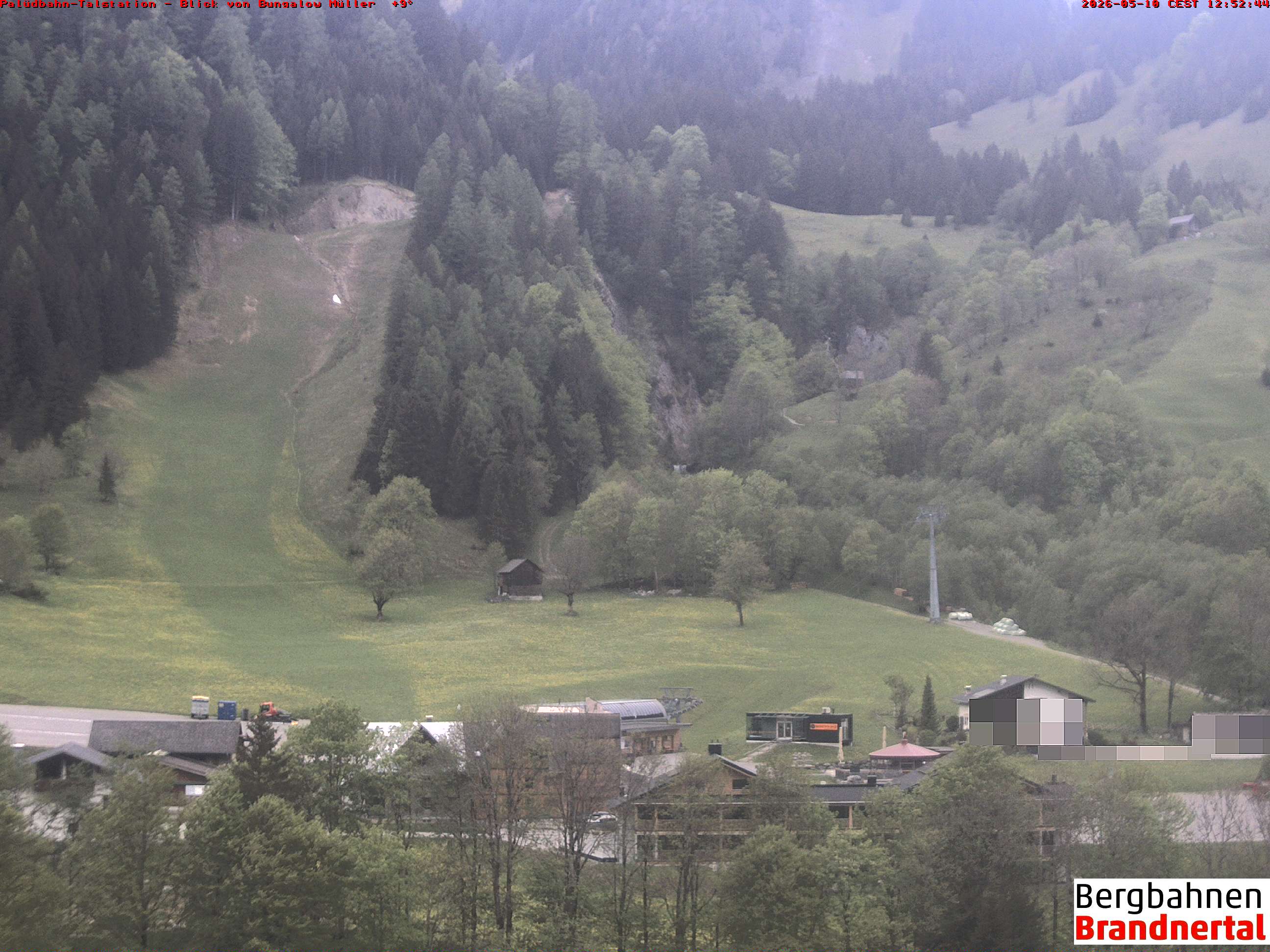 Blick auf Palüdbahn von Bungalow Müller