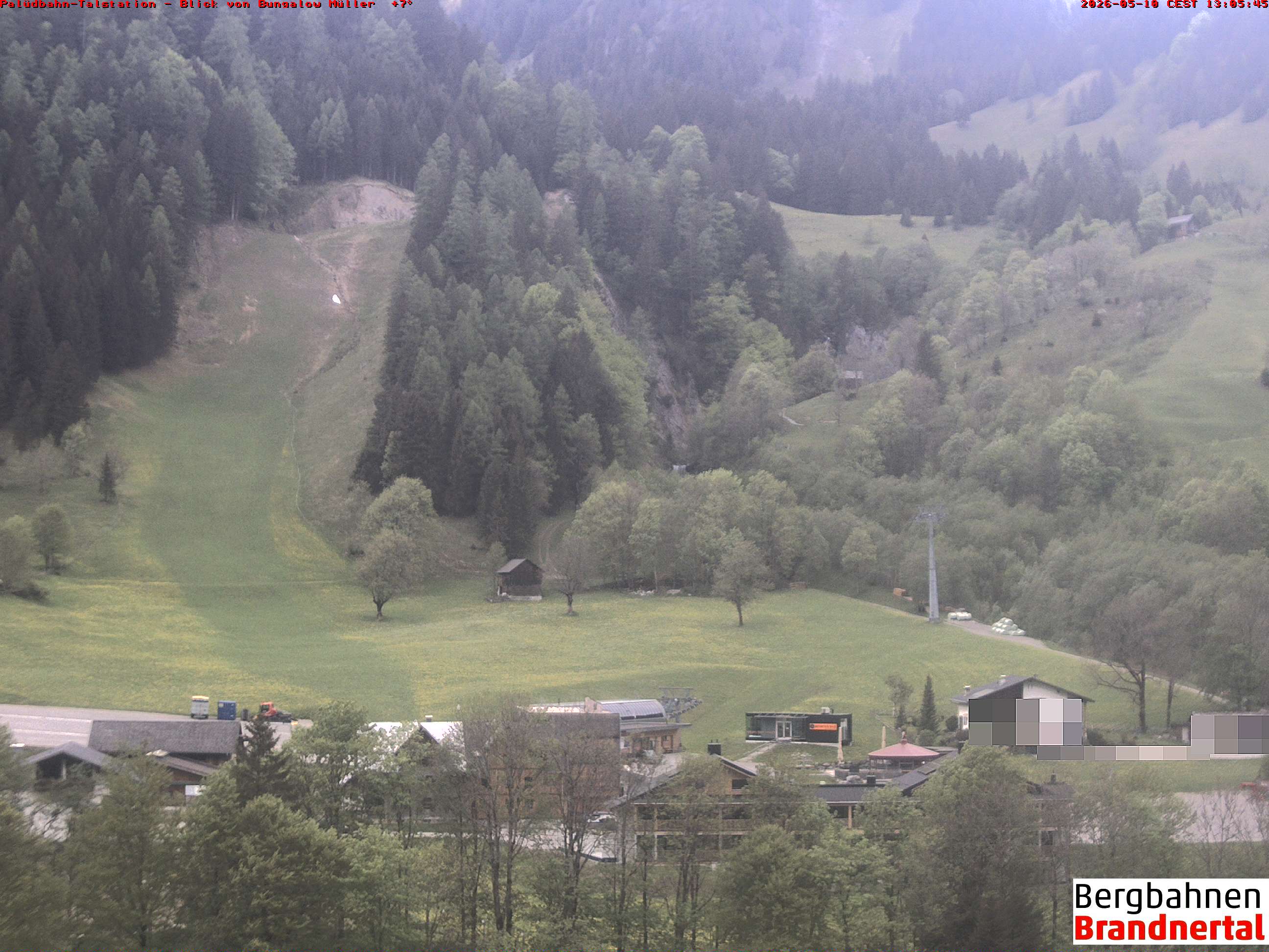 Blick auf Palüdbahn von Bungalow Müller