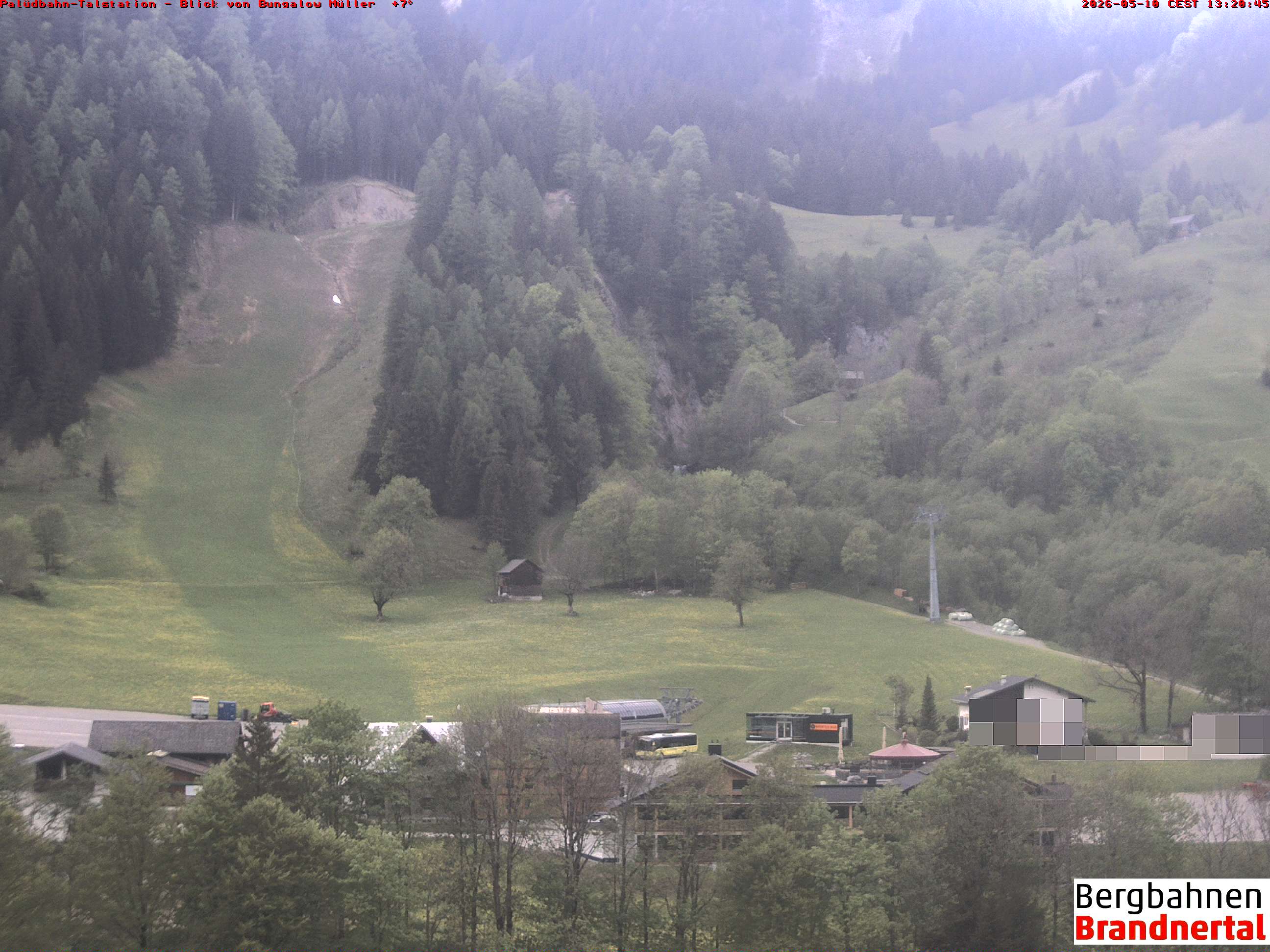 Blick auf Palüdbahn von Bungalow Müller
