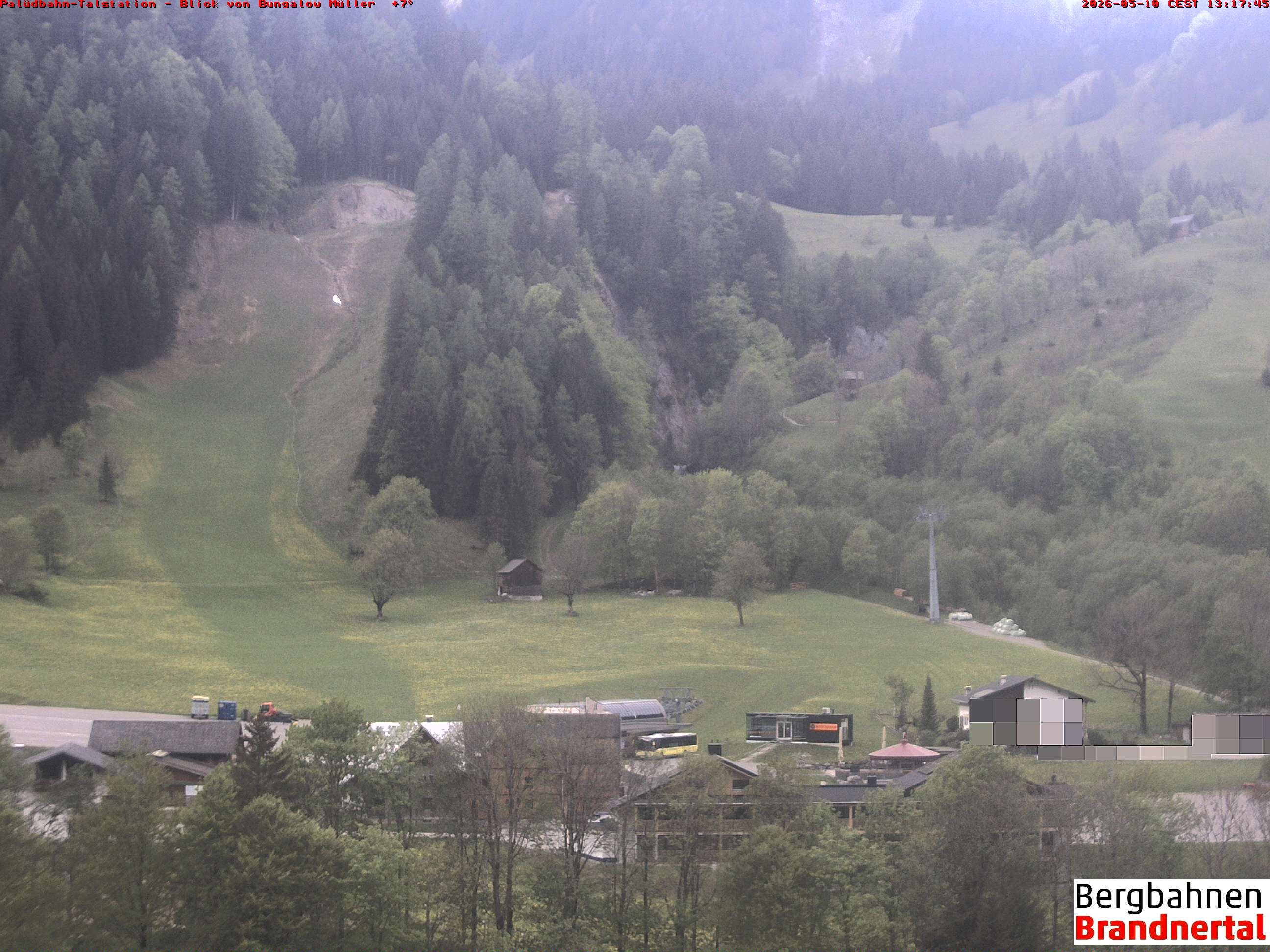 Blick auf Palüdbahn von Bungalow Müller