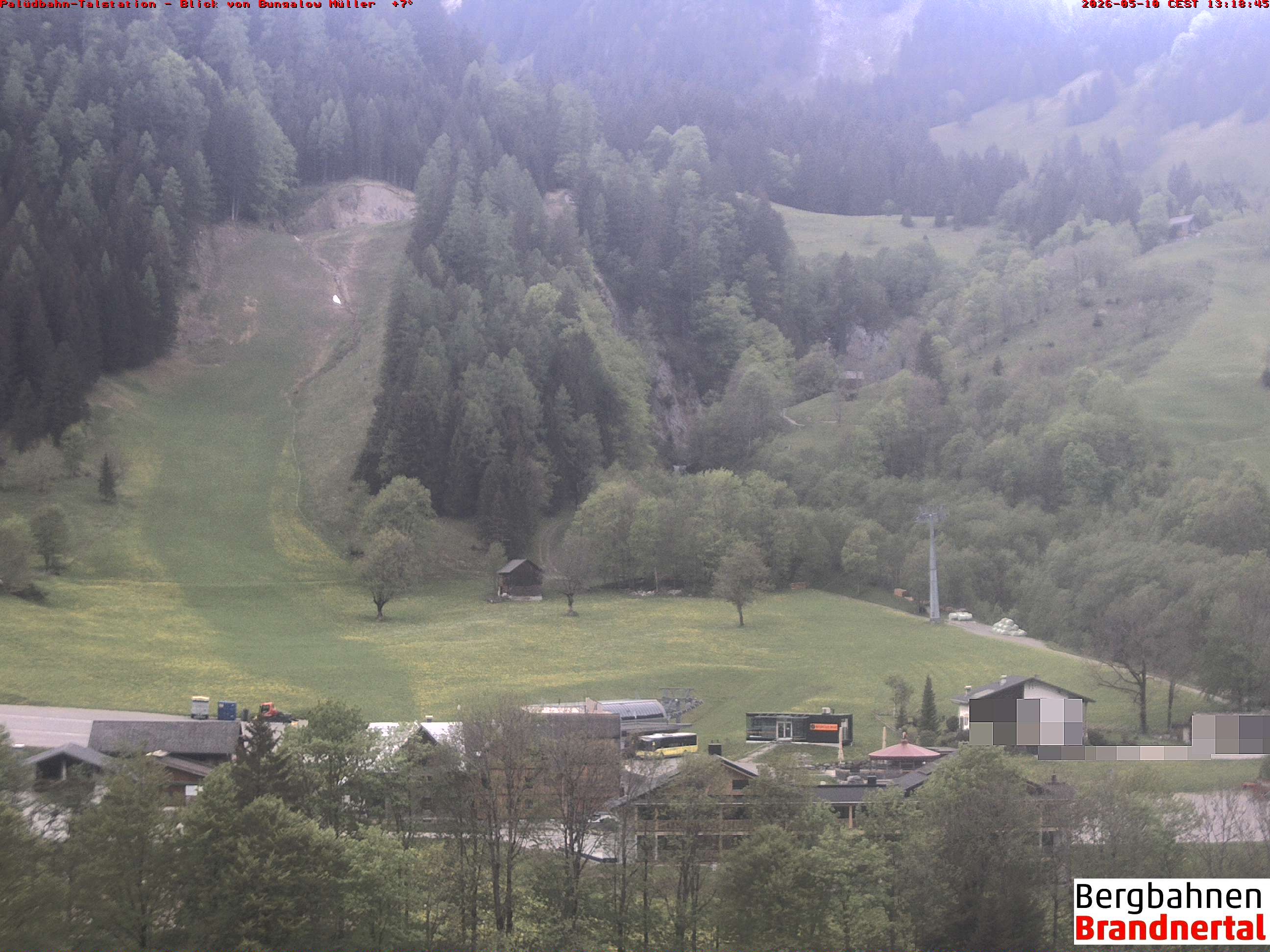 Blick auf Palüdbahn von Bungalow Müller
