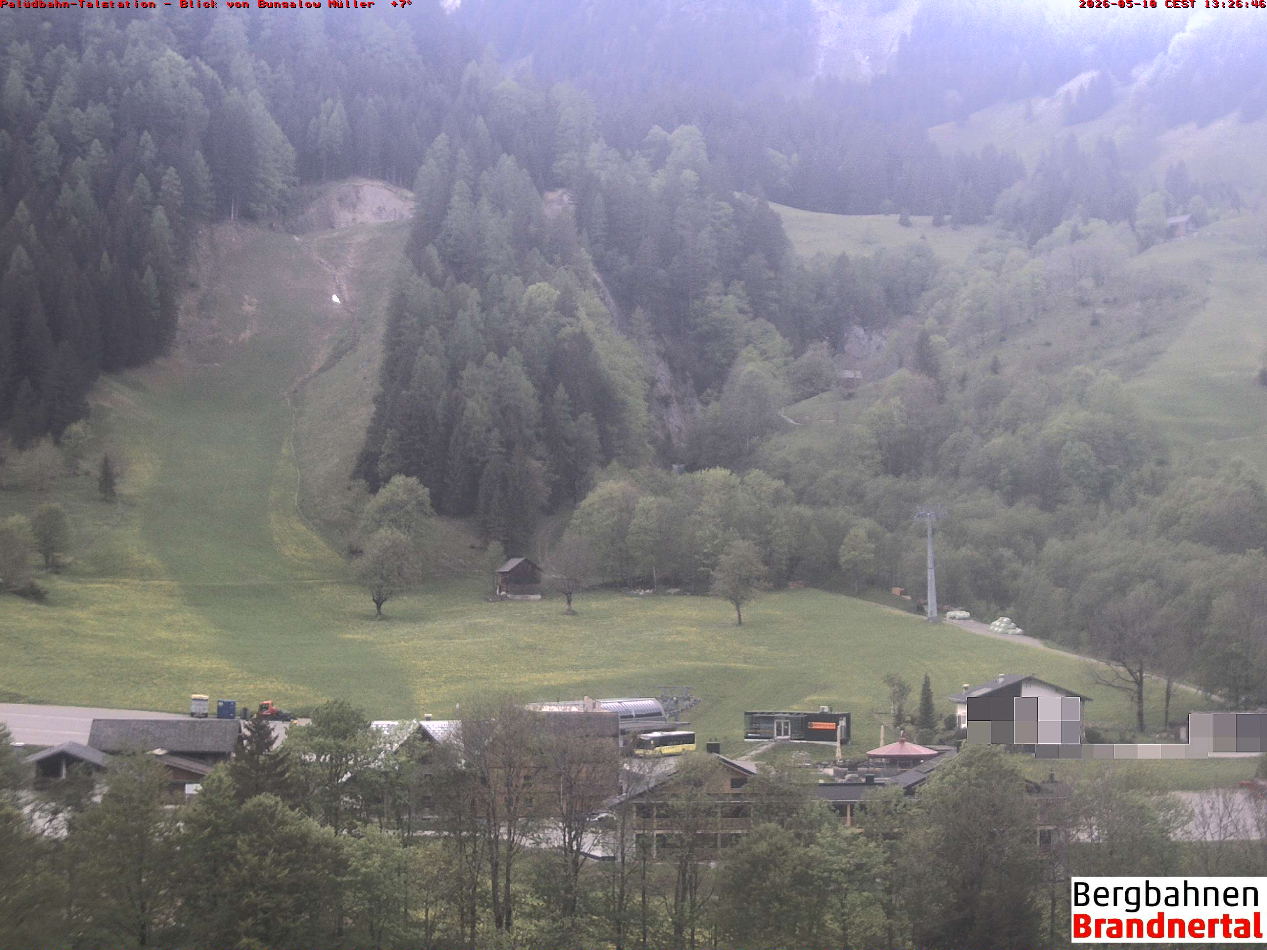 Blick auf Palüdbahn von Bungalow Müller