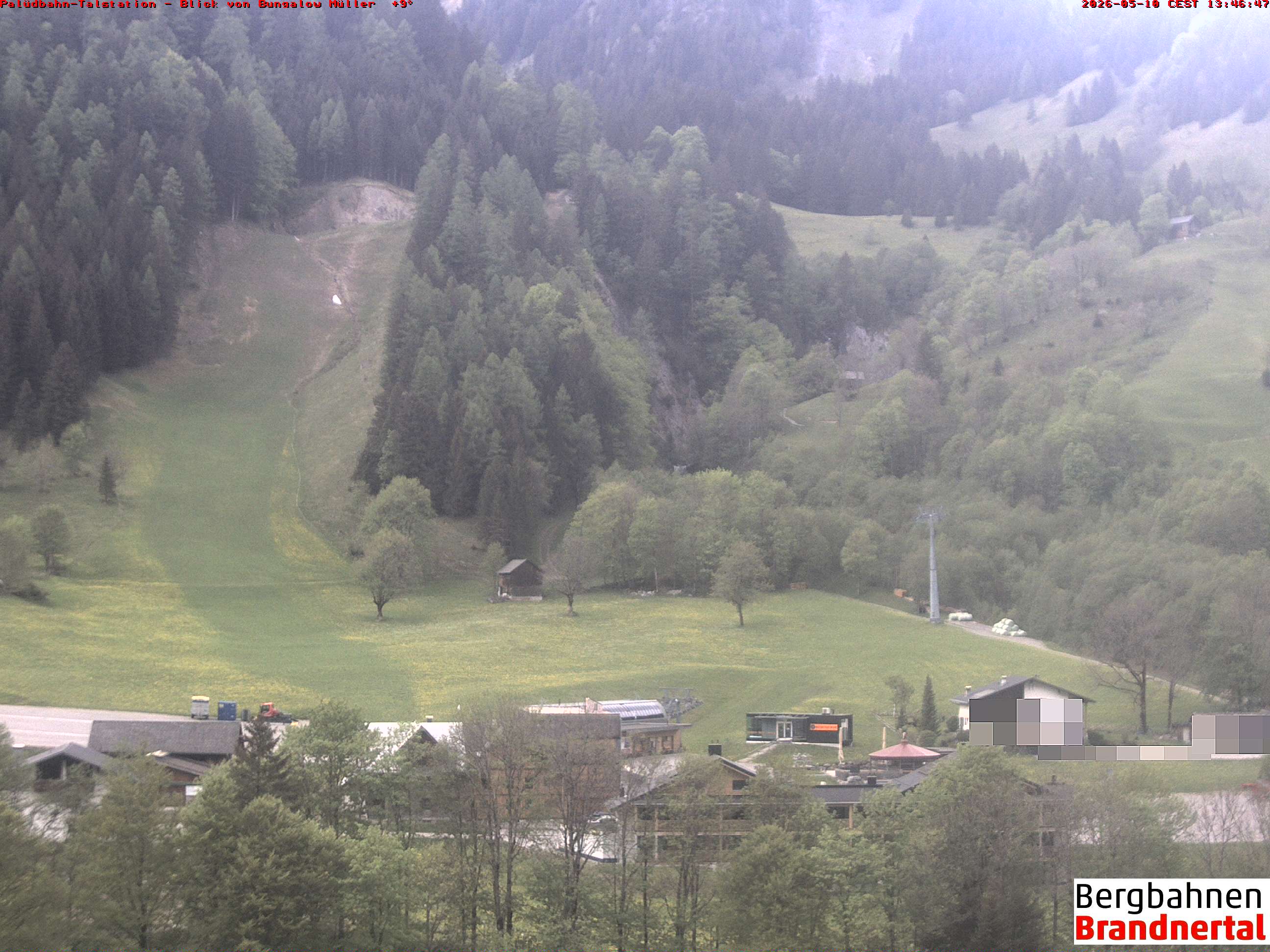 Blick auf Palüdbahn von Bungalow Müller