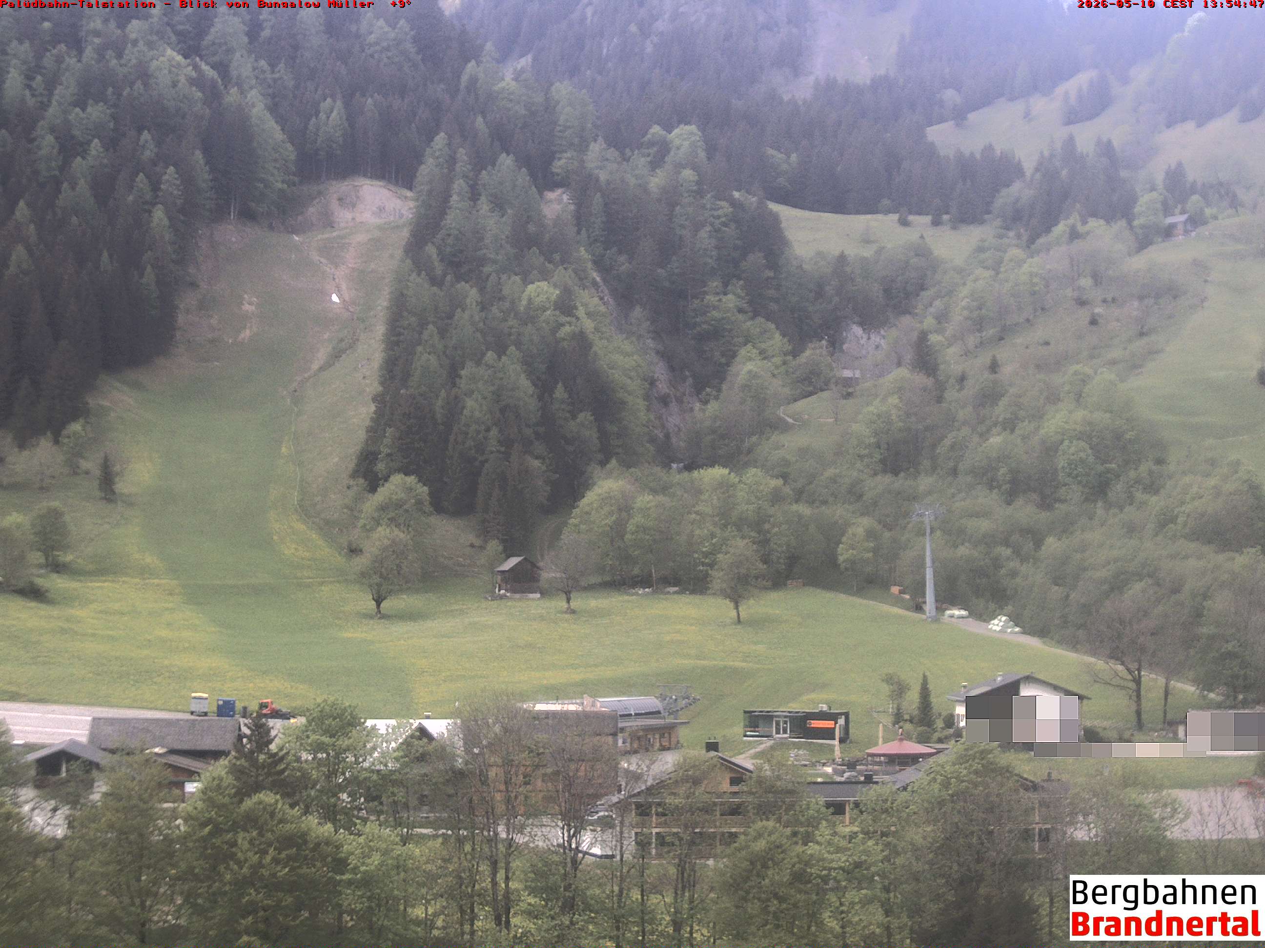 Blick auf Palüdbahn von Bungalow Müller